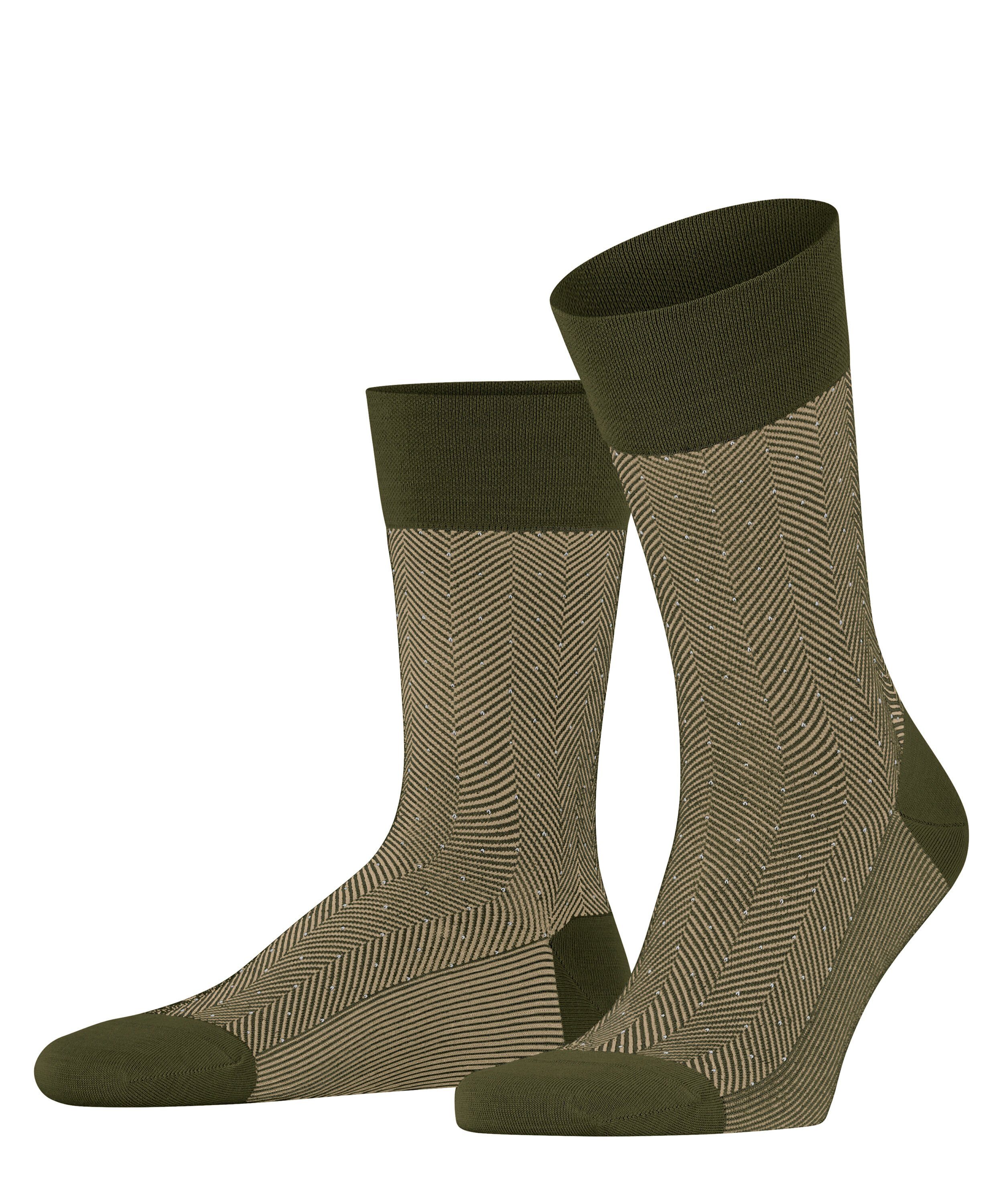 FALKE Socken Sensitive Herringbone (1-Paar) artichoke (7436)