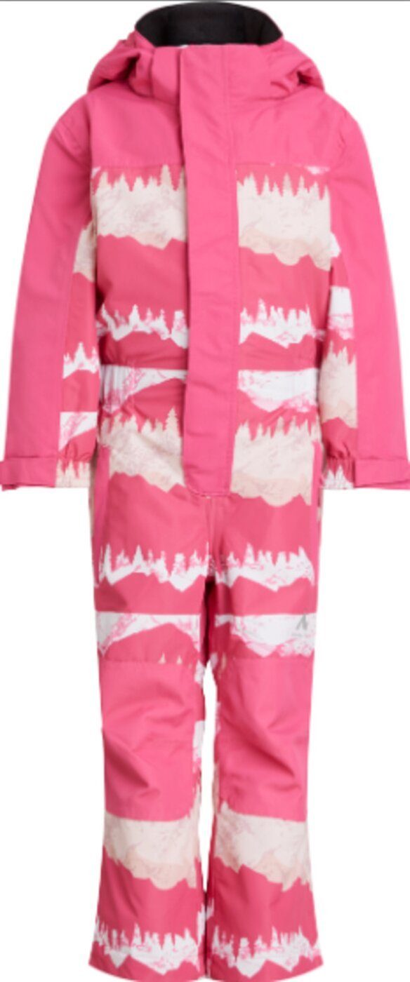 McKINLEY Schneeoverall KK.-Overall Tiger II kds 906 PINK/AOP