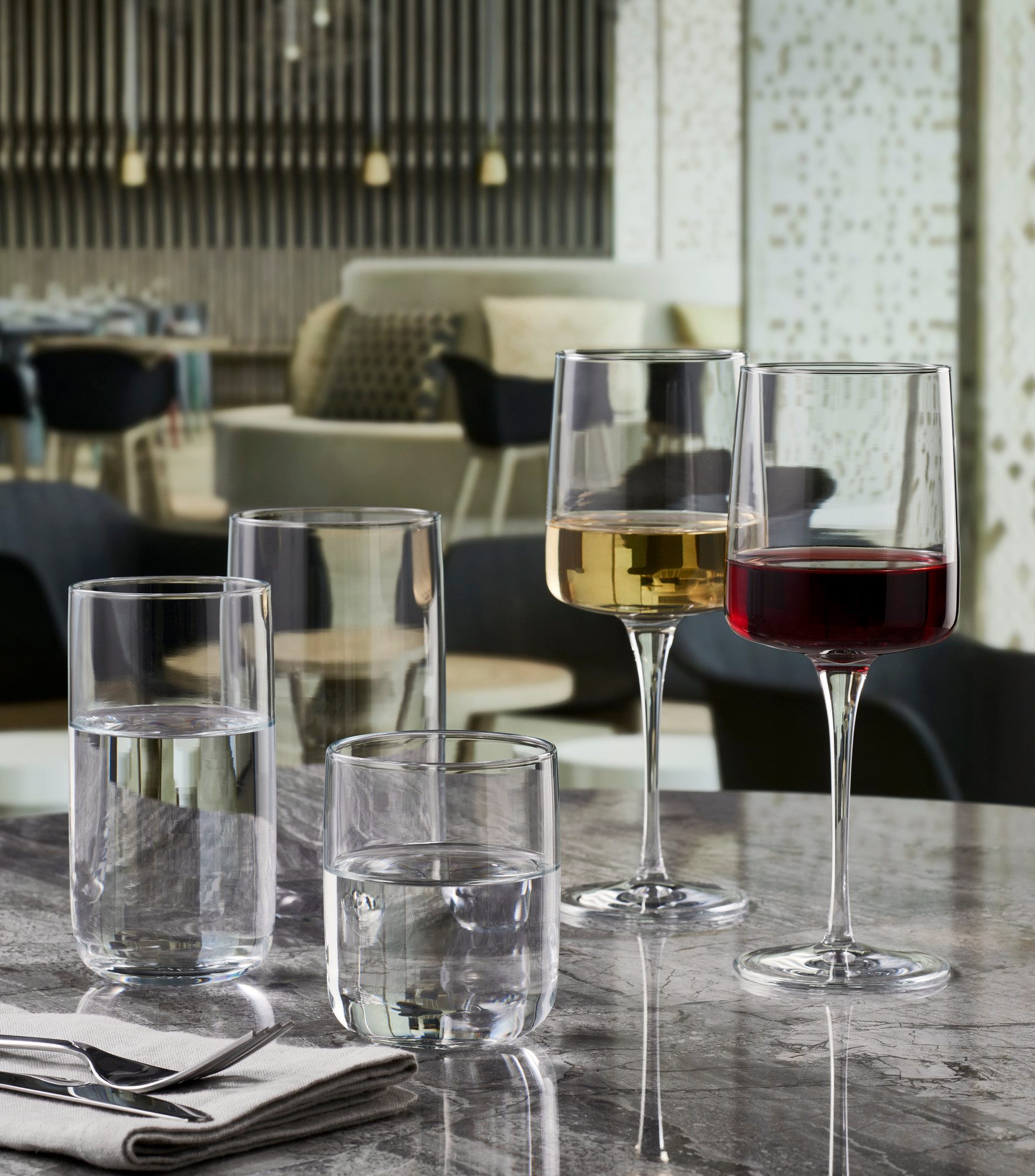 MÄSER Gläser-Set Iconic, Glasbecher Set, 6-tlg., Glas, 6er Set