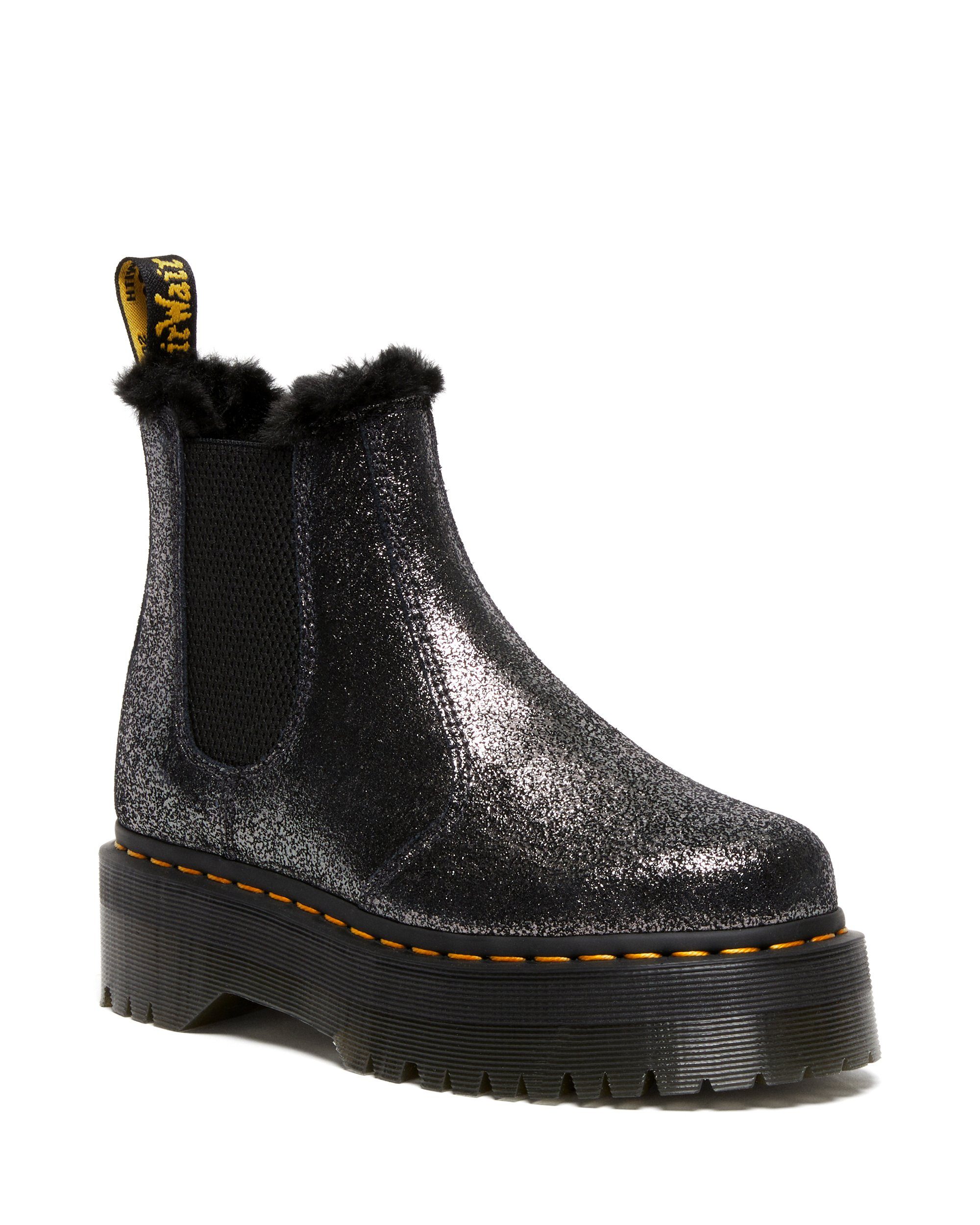 DR. MARTENS 2976 QUAD FL Distressed Metallic Ankleboots (2-tlg) günstig online kaufen