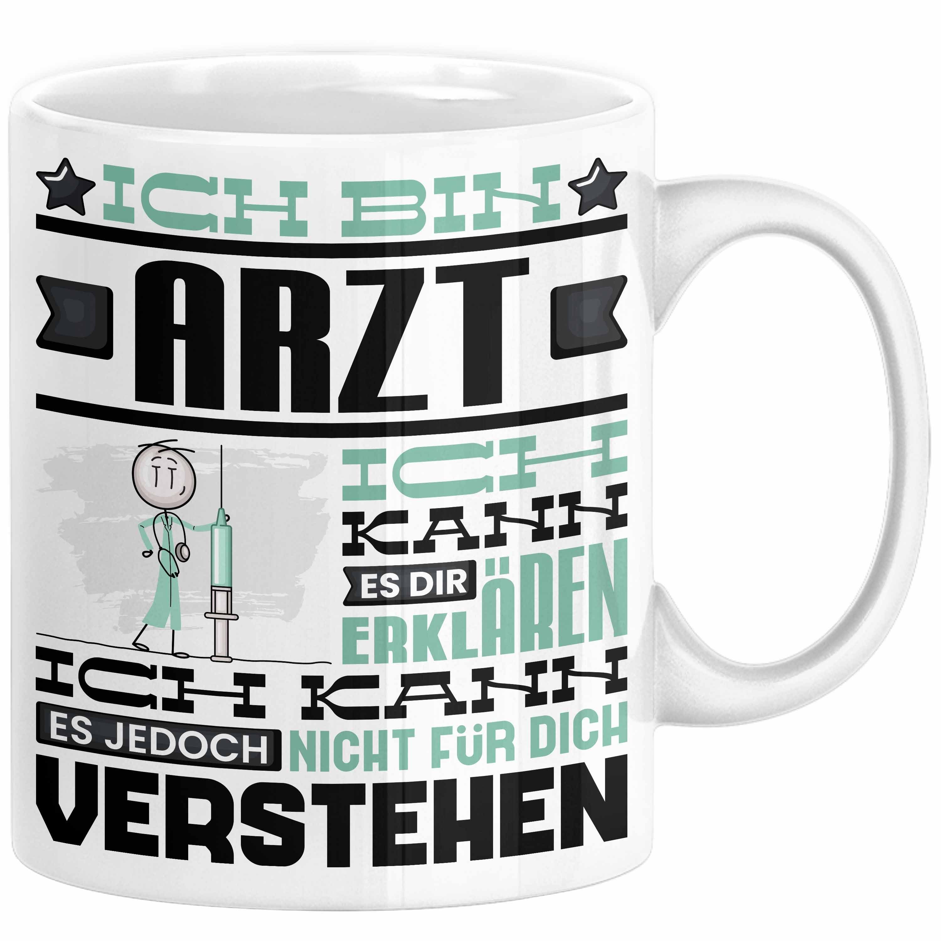 Trendation Tasse Arzt Geschenk Tasse Geschenkidee für Arzt Geburtstag