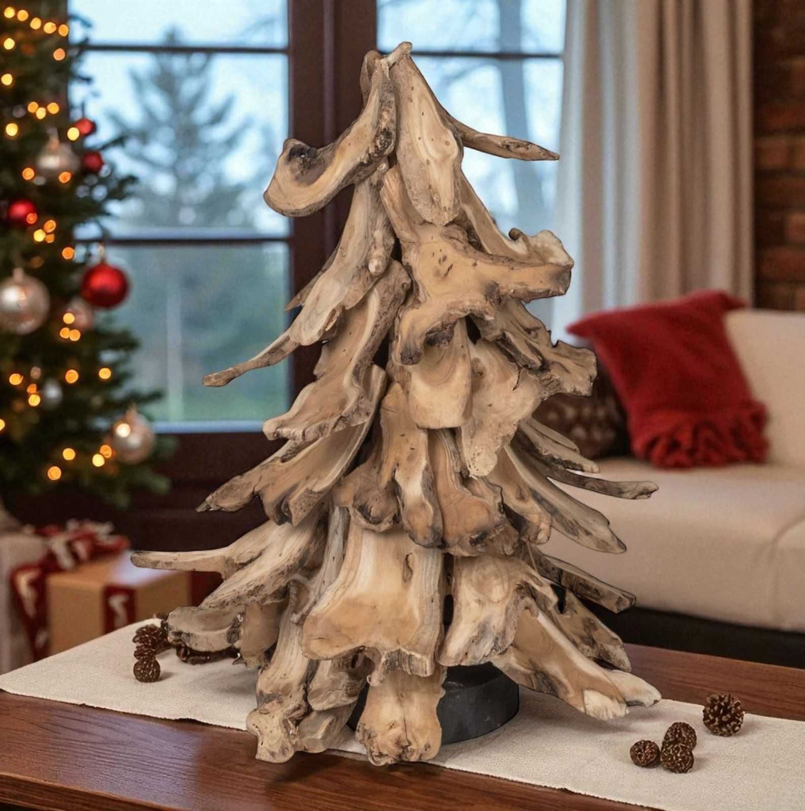 formano Weihnachtsfigur Weihnachtsbaum Holz 50 cm Deko Tannenbaum Holz mit günstig online kaufen