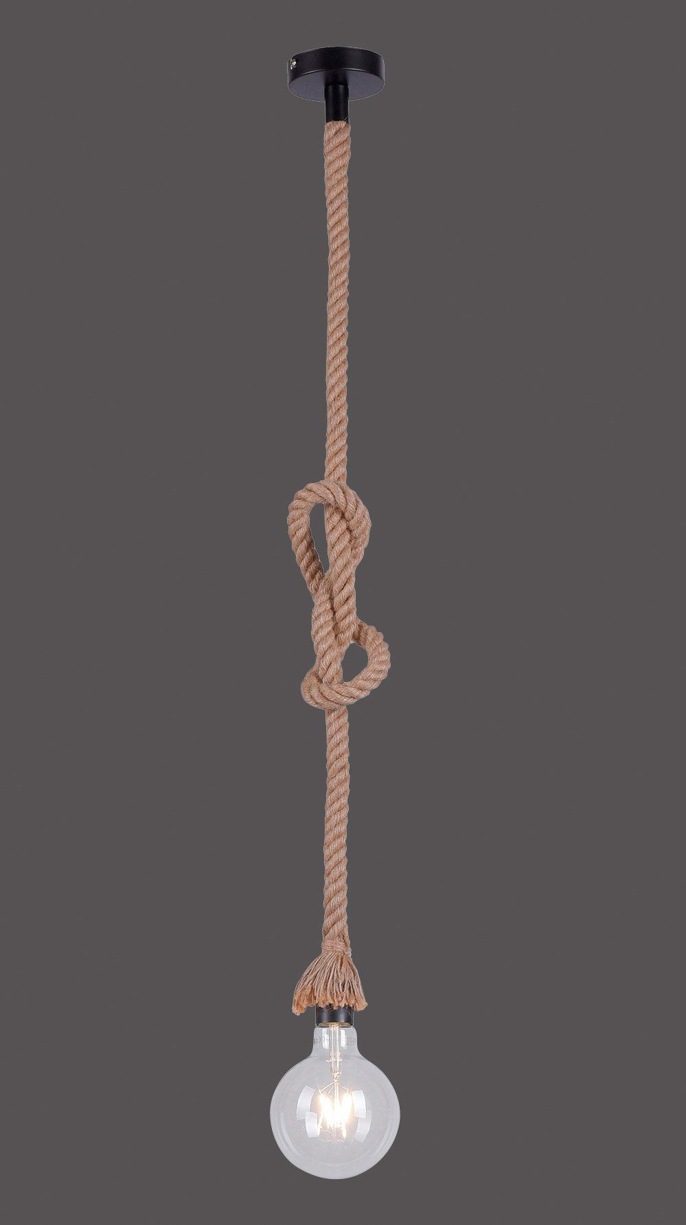 JUST LIGHT Pendelleuchte ROPE, ohne Leuchtmittel, günstig online kaufen