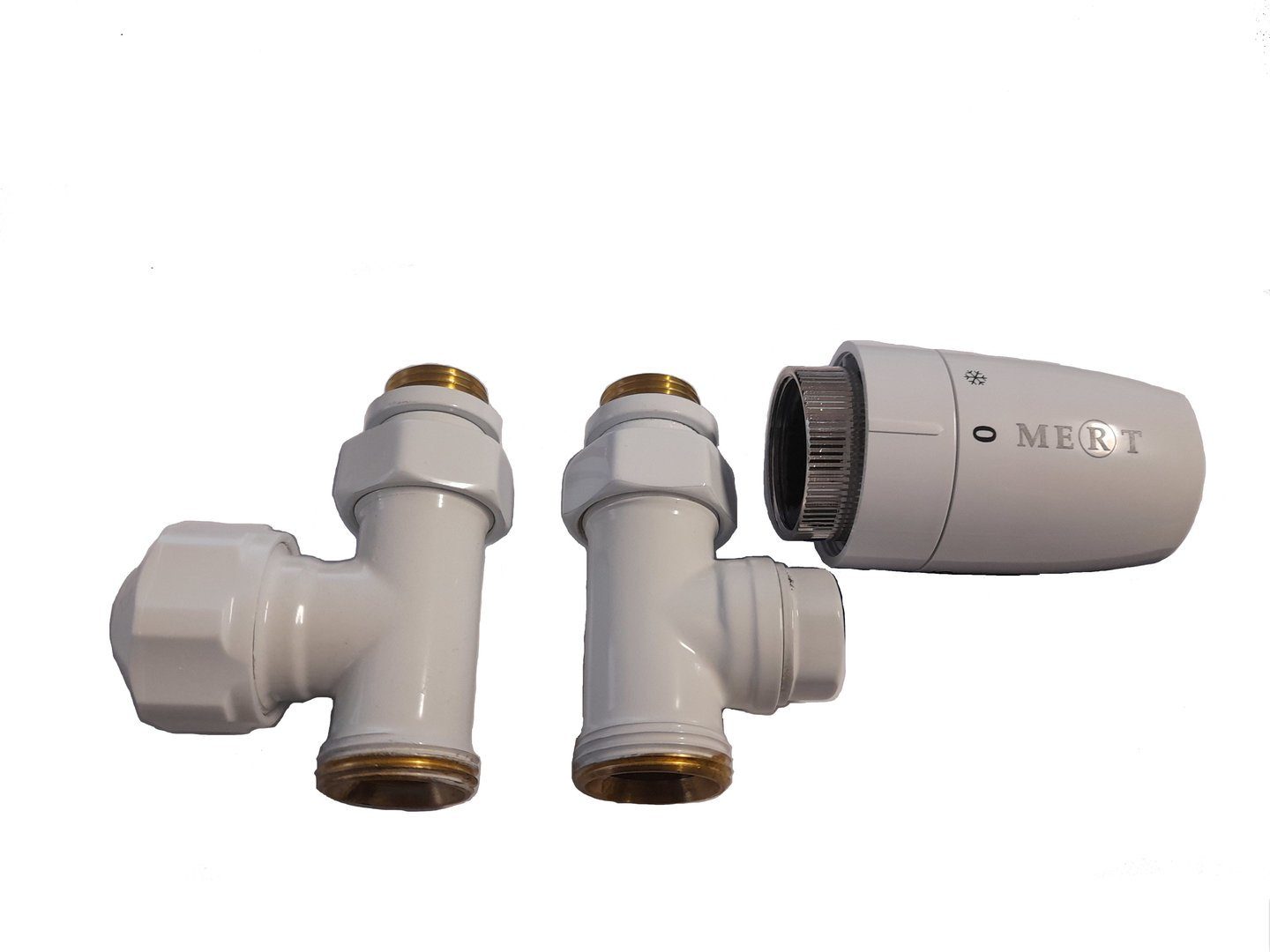 MERT Heizkörperthermostat Mert design TT-SET Anschlussarmatur für Badheizkörper
