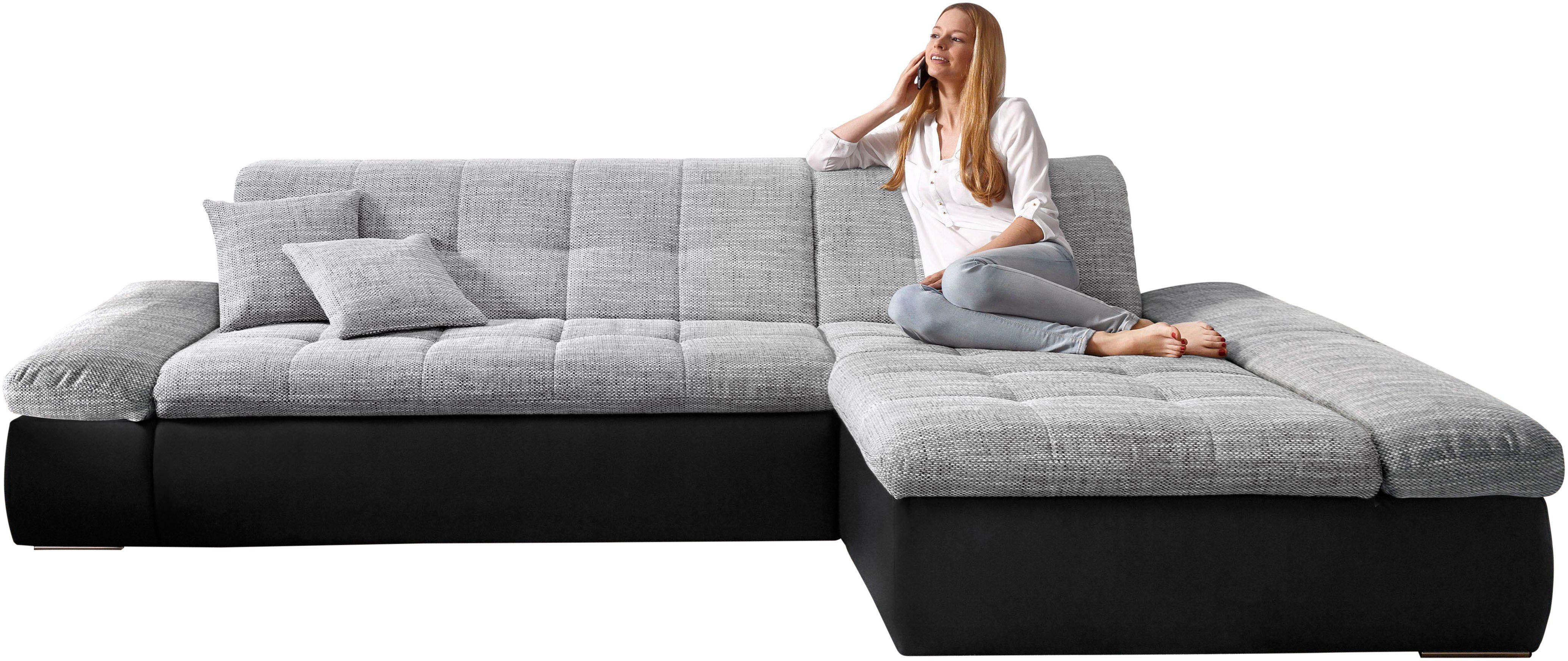 DOMO collection Ecksofa Moric, L-Form, XXL-Sofa günstig online kaufen
