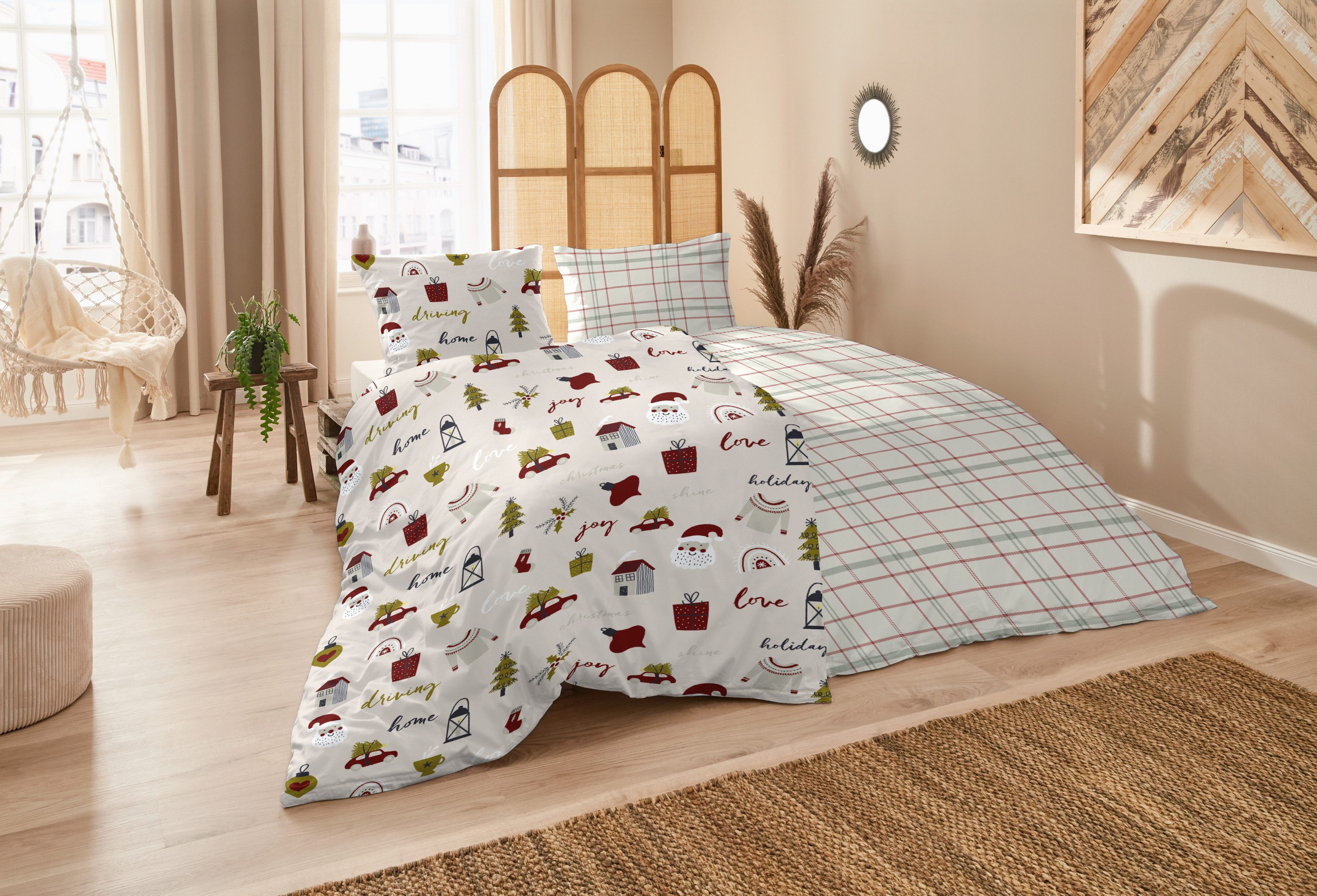 Primera Bettwäsche Feinbiber-Bettwäsche, Feinbiber, 2 teilig, samtweich und natürlich aus reiner Baumwolle