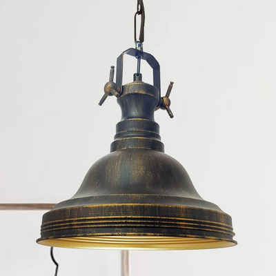 Bamyum Pendelleuchte Bamyum Pendelleuchte Ulmete Handgemalte Deckenlampe Ø30 cm Metall Lamp, ohne Leuchtmittel