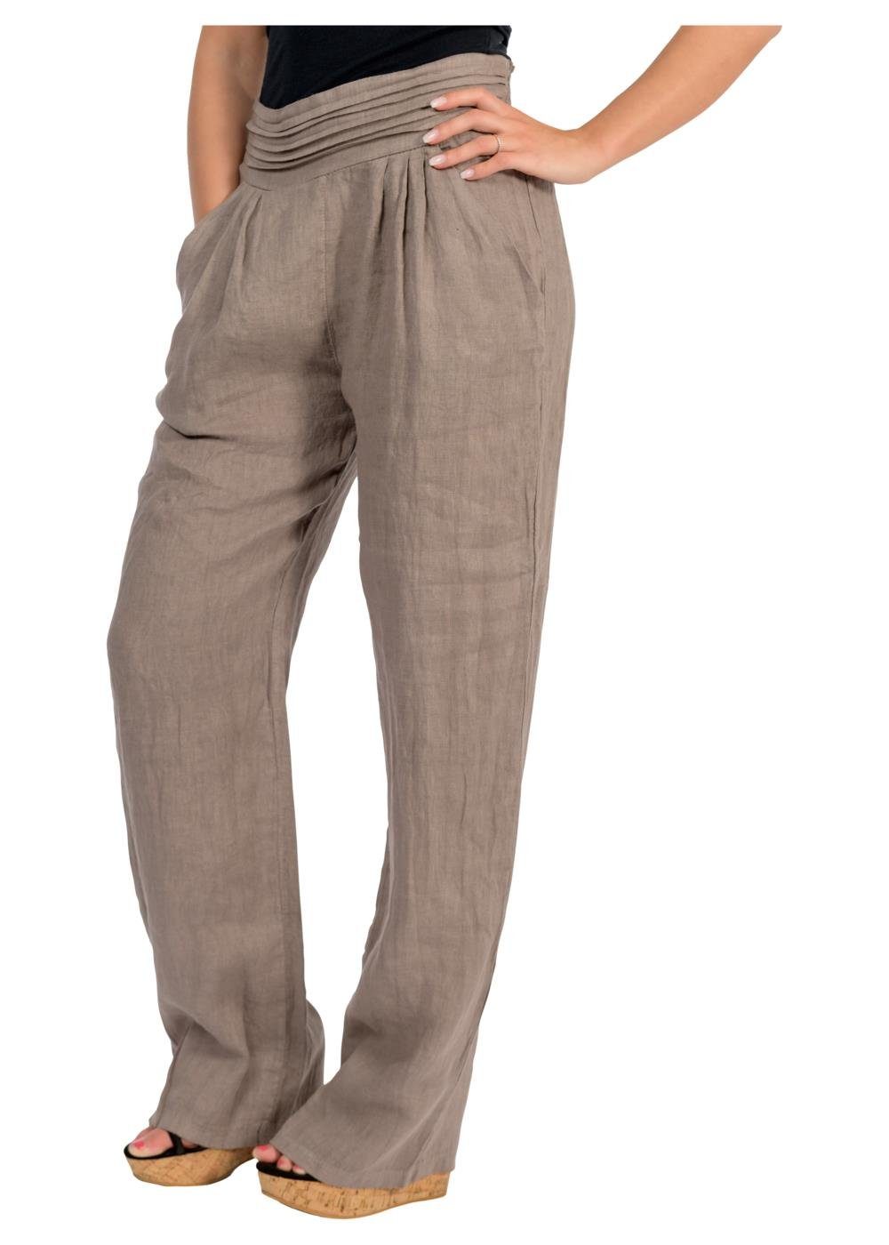 malito more than fashion Leinenhose 2727-O Sommerhose atmungsaktiv bequemer günstig online kaufen