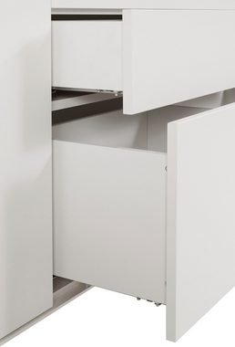 LeGer Home by Lena Gercke Sideboard Essentials, Breite: 167cm, MDF lackiert, Push-to-open-Funktion