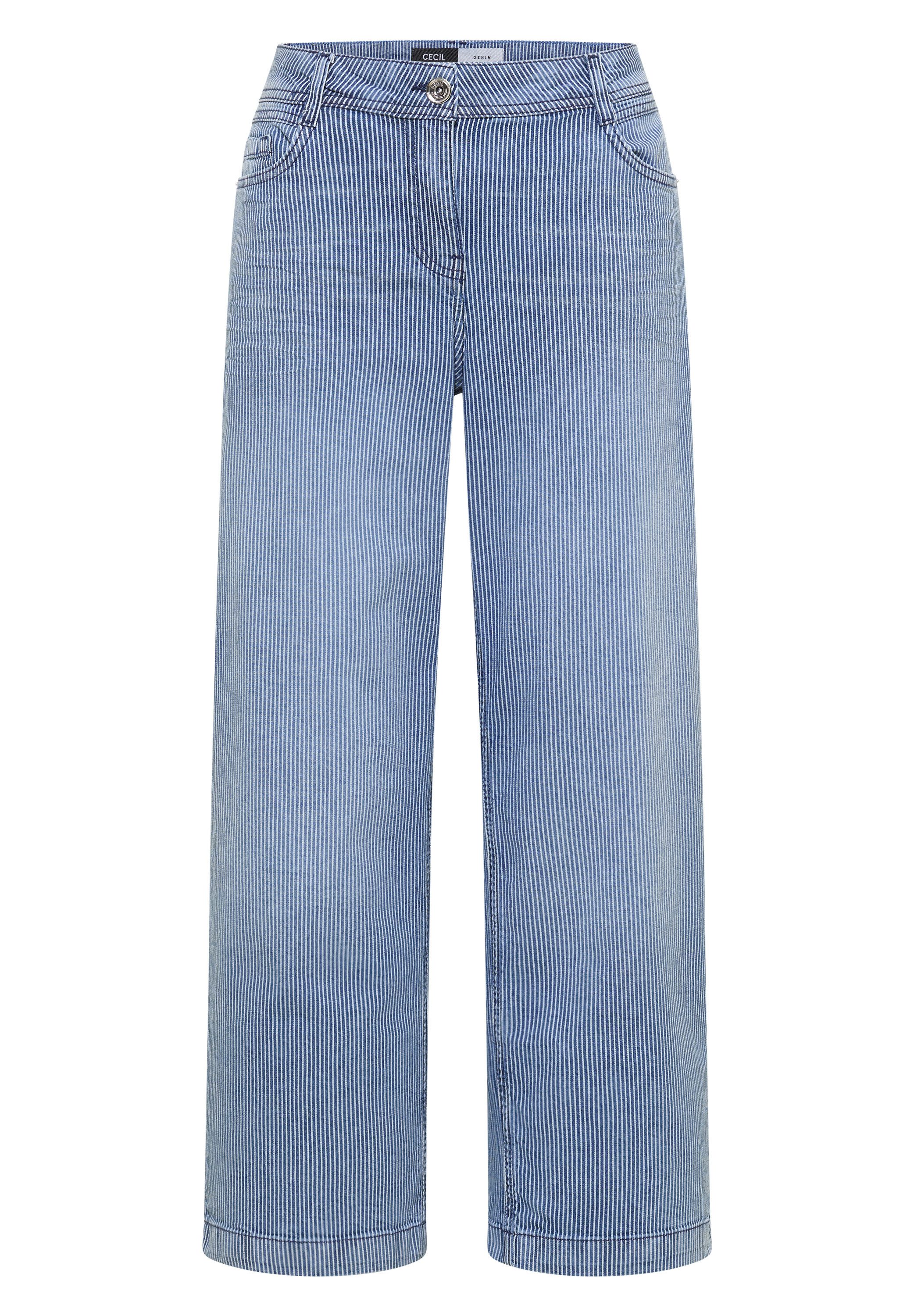 CECIL Loose-fit-Jeans aus Baumwolle mit Stretchanteil – Bild 5 von 5