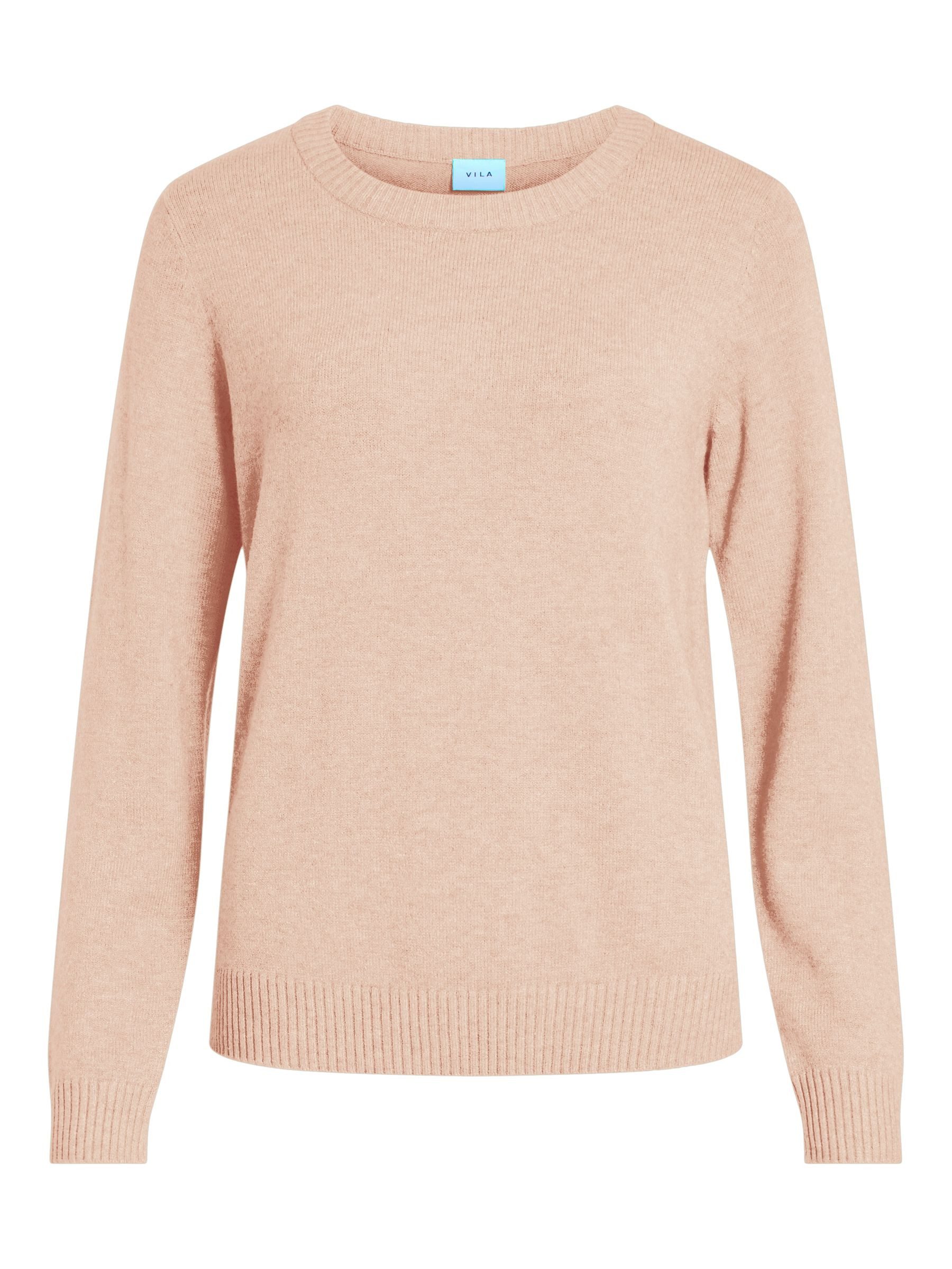Vila Strickpullover Dünner Rundhals Strickpullover VIRIL günstig online kaufen