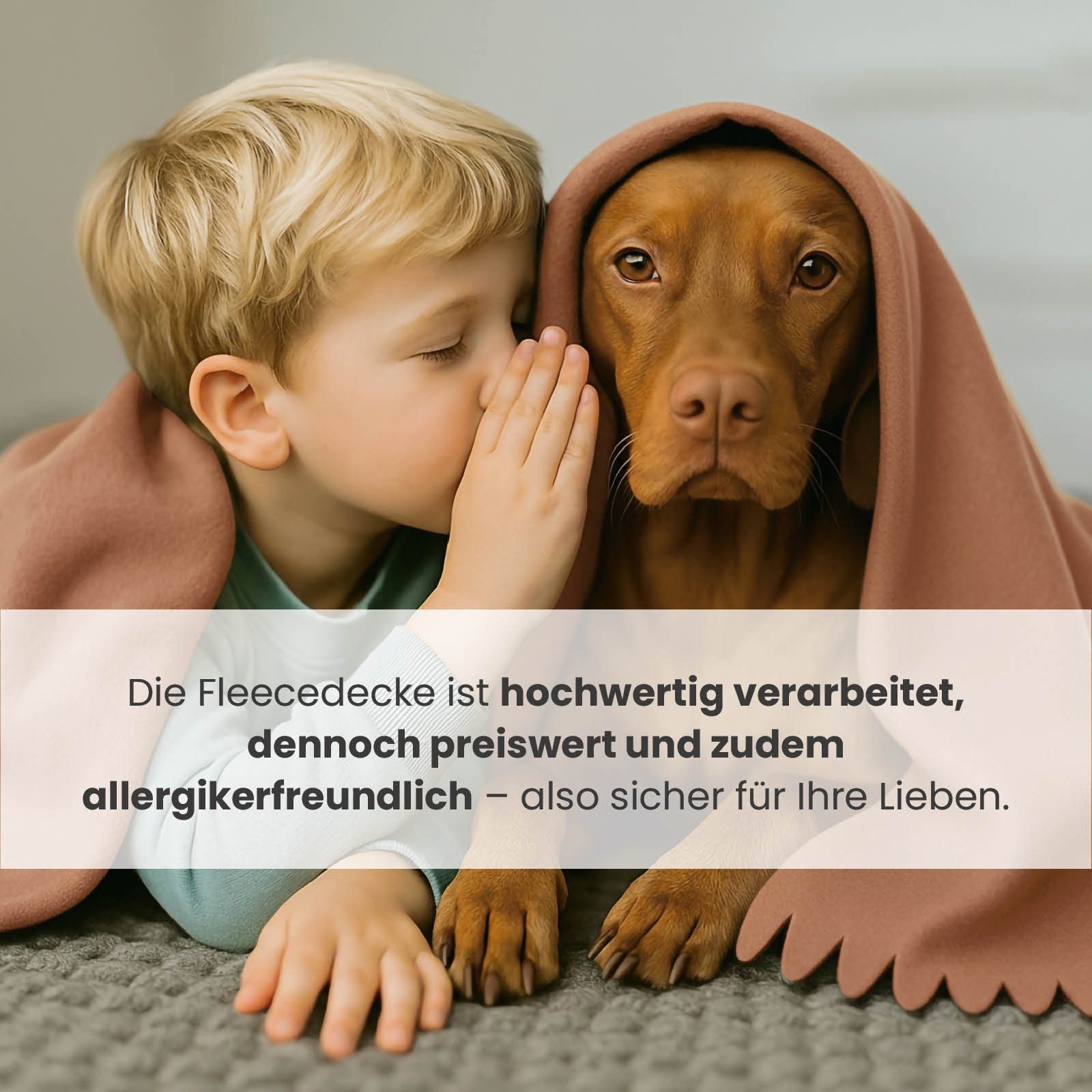 Wohndecke Fleecedecke WAVE ca. 120x160, wometo, OEKO-TEX®, Fleecedecke mit Wellenrand & Anti-Pilling