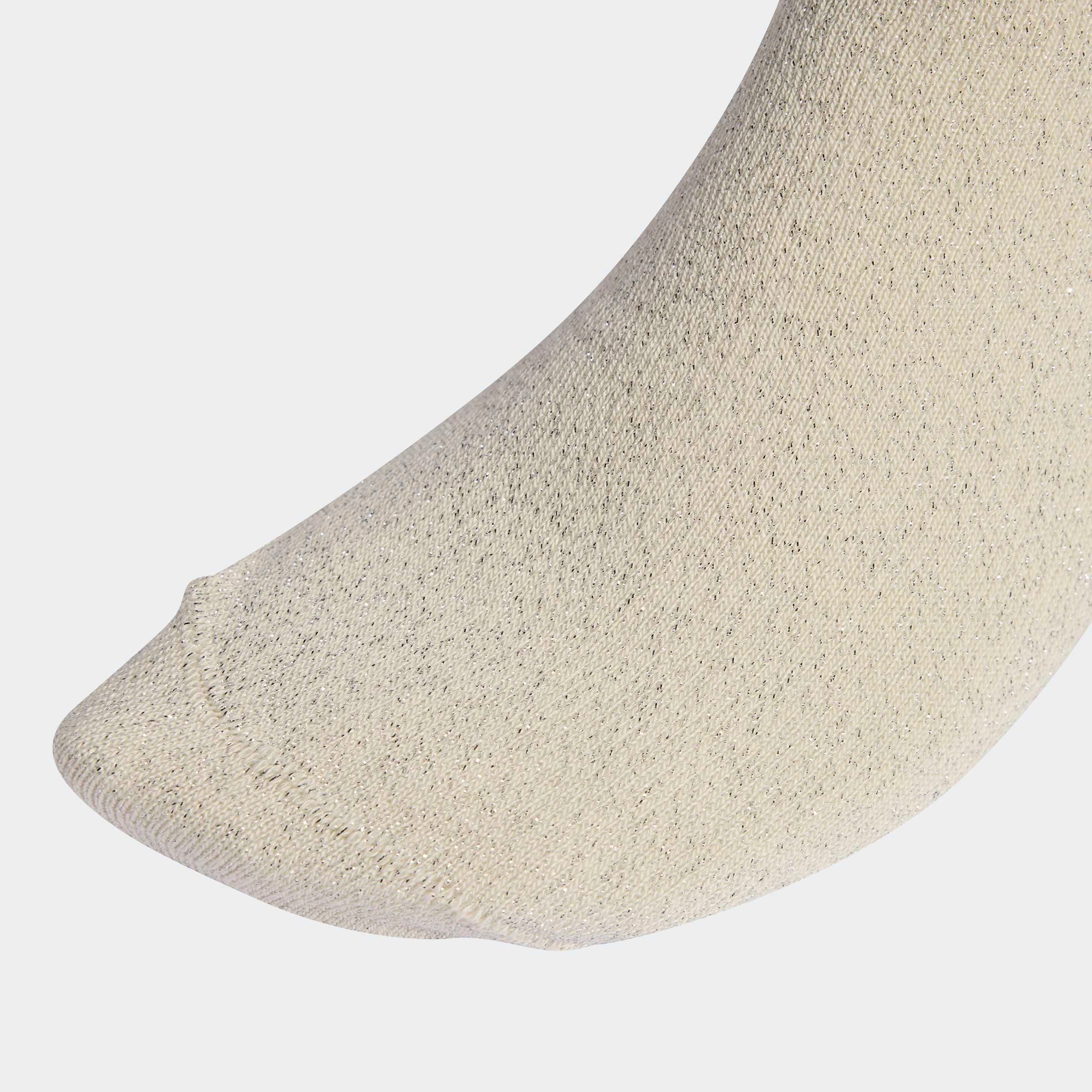 adidas Originals Sportsocken 3S GLITTER CR 2 (2-Paar) für Laufen, mit Rippbündchen, mit Glitzer auf 3-Streifen und Trefoil