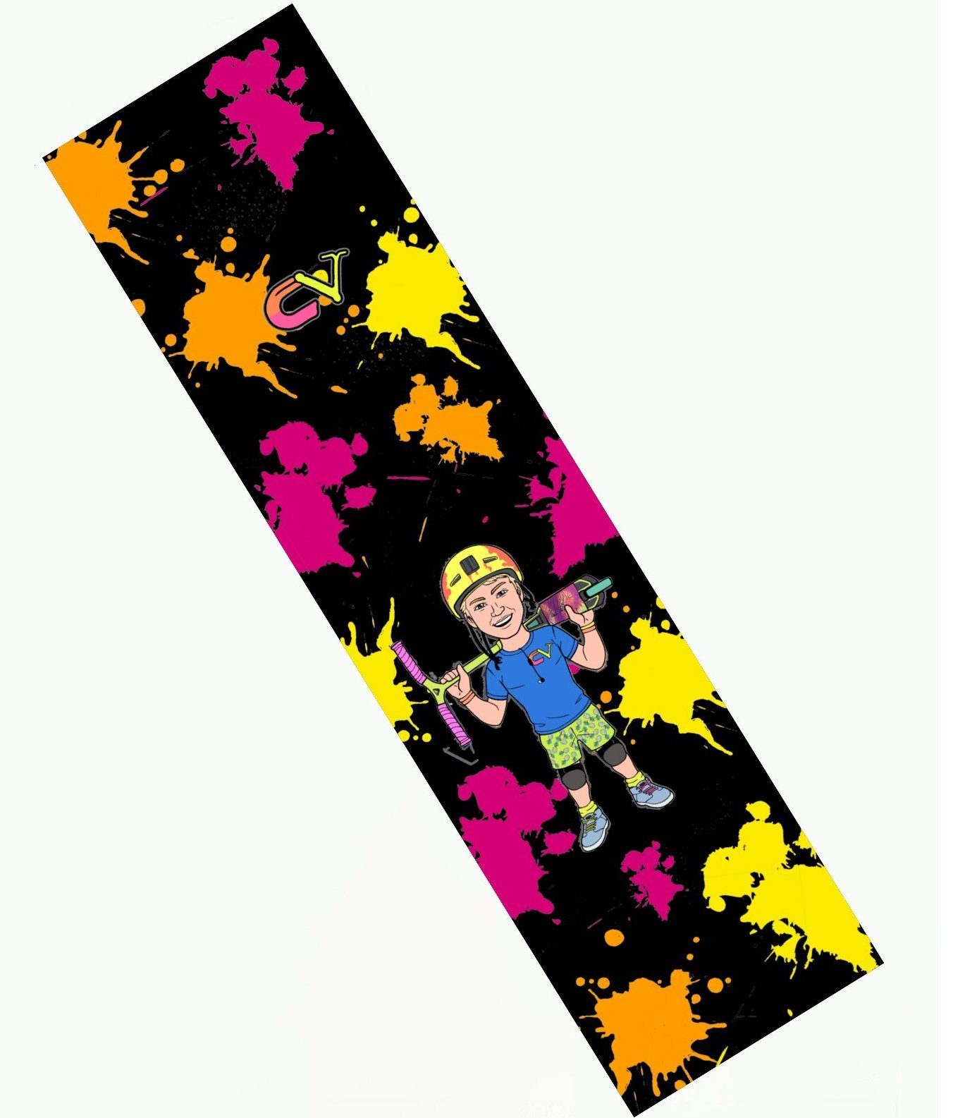 Figz Collection Stuntscooter Figz Collection Stunt-Scooter Griptape Claudius Vertesi V2