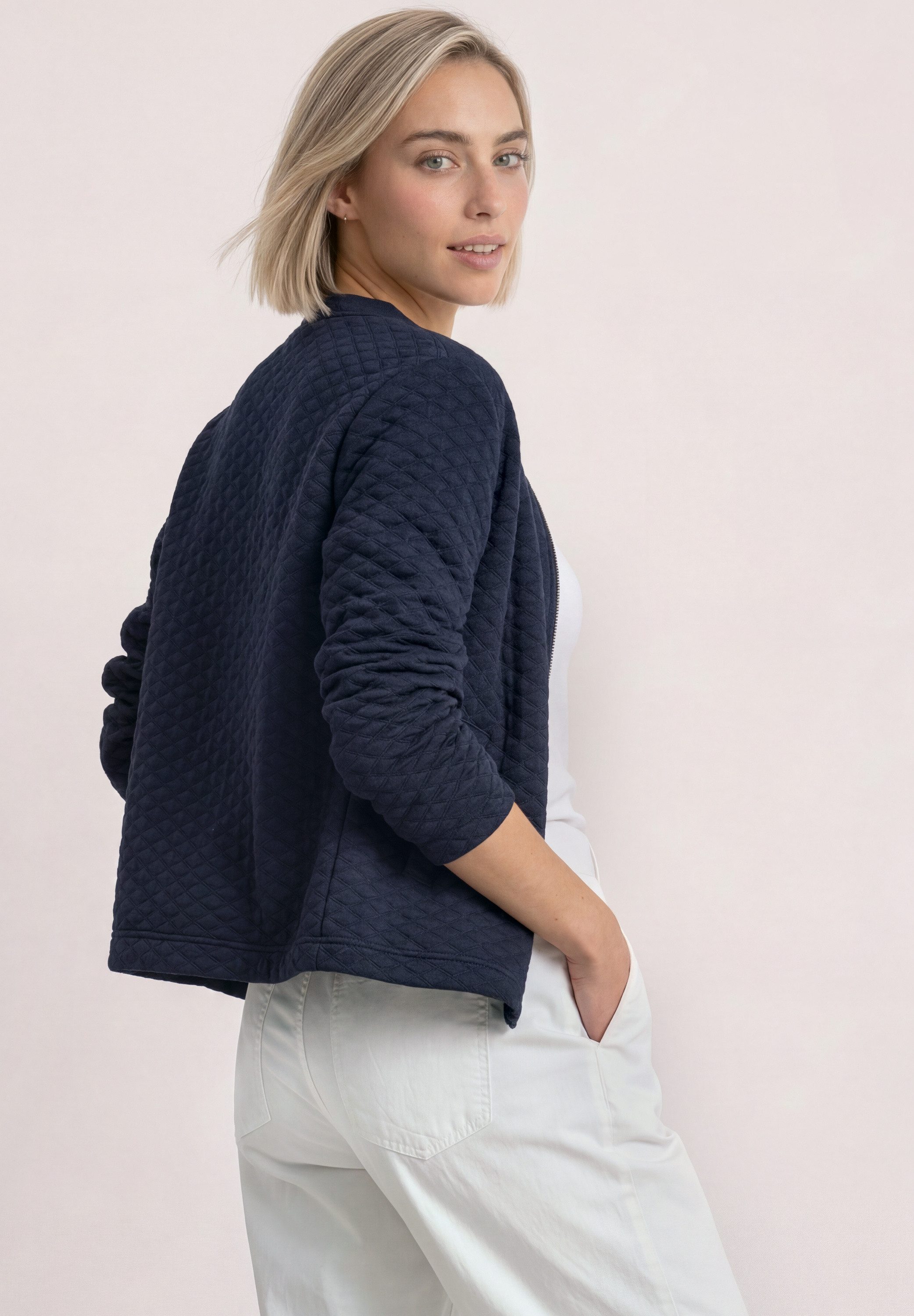 STREET ONE Cardigan mit Rundhalsausschnitt