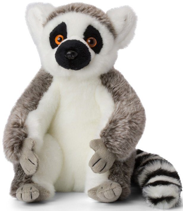 WWF Kuscheltier Lemur 23 cm, zum Teil aus recyceltem Material