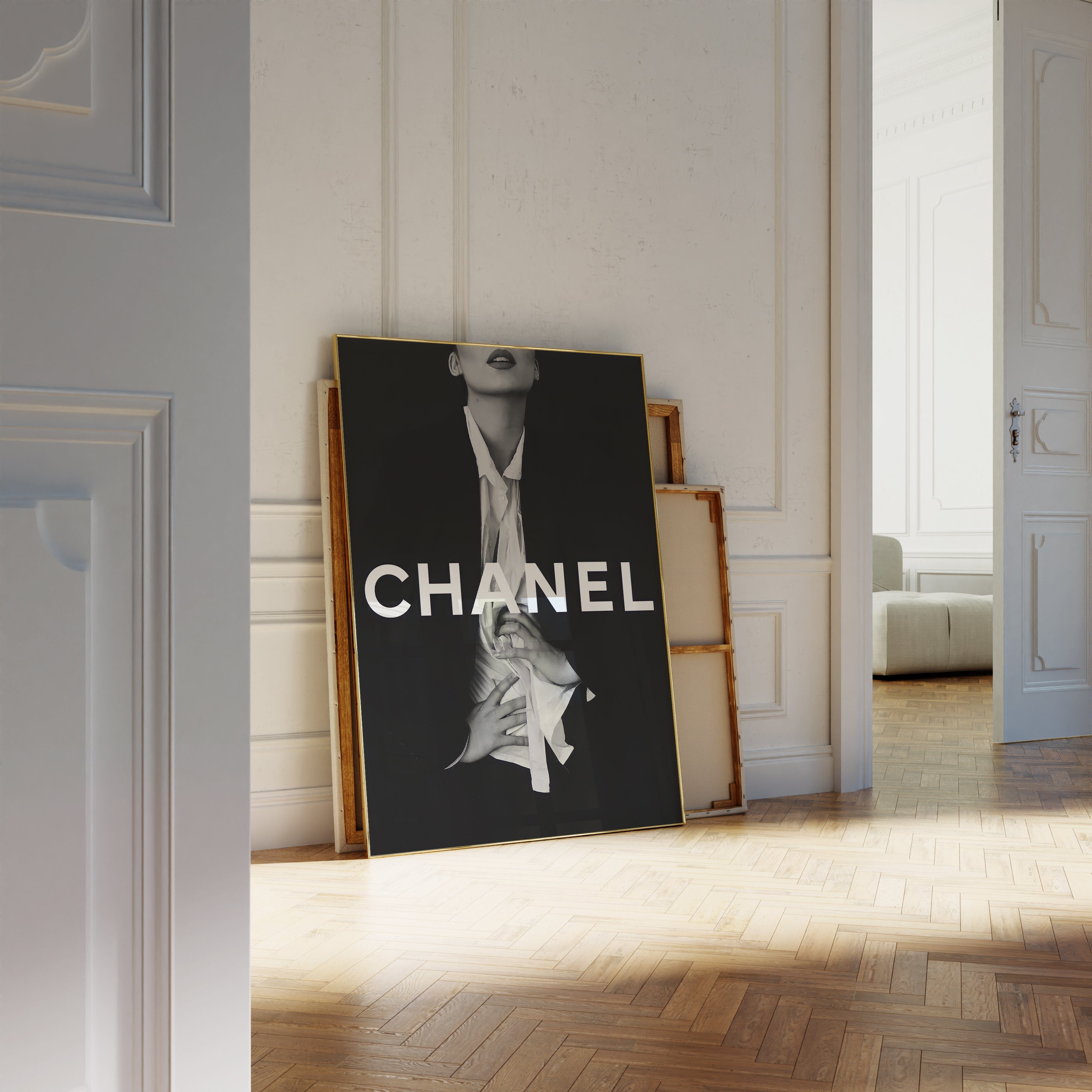 JUSTGOODMOOD Poster Premium ® Chanel Poster · ohne Rahmen, Poster in verschiedenen Größen verfügbar – Bild 3 von 5