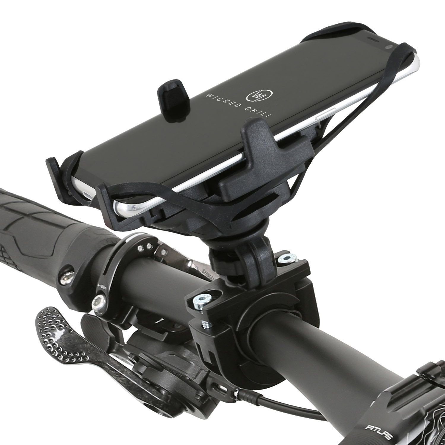 Smartphone-Halterung Fahrrad Halterung für Handy mit 46 bis 76mm Breite