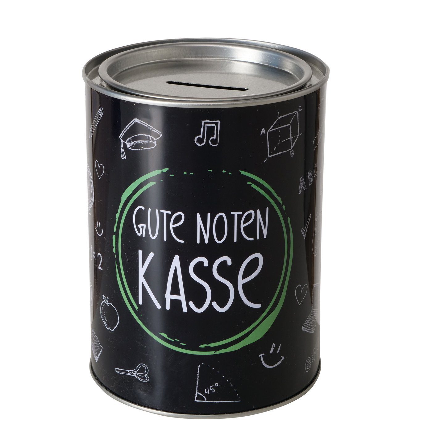 ReWu Spardose Spardose aus Blech mit Deckel zum Abnehmen