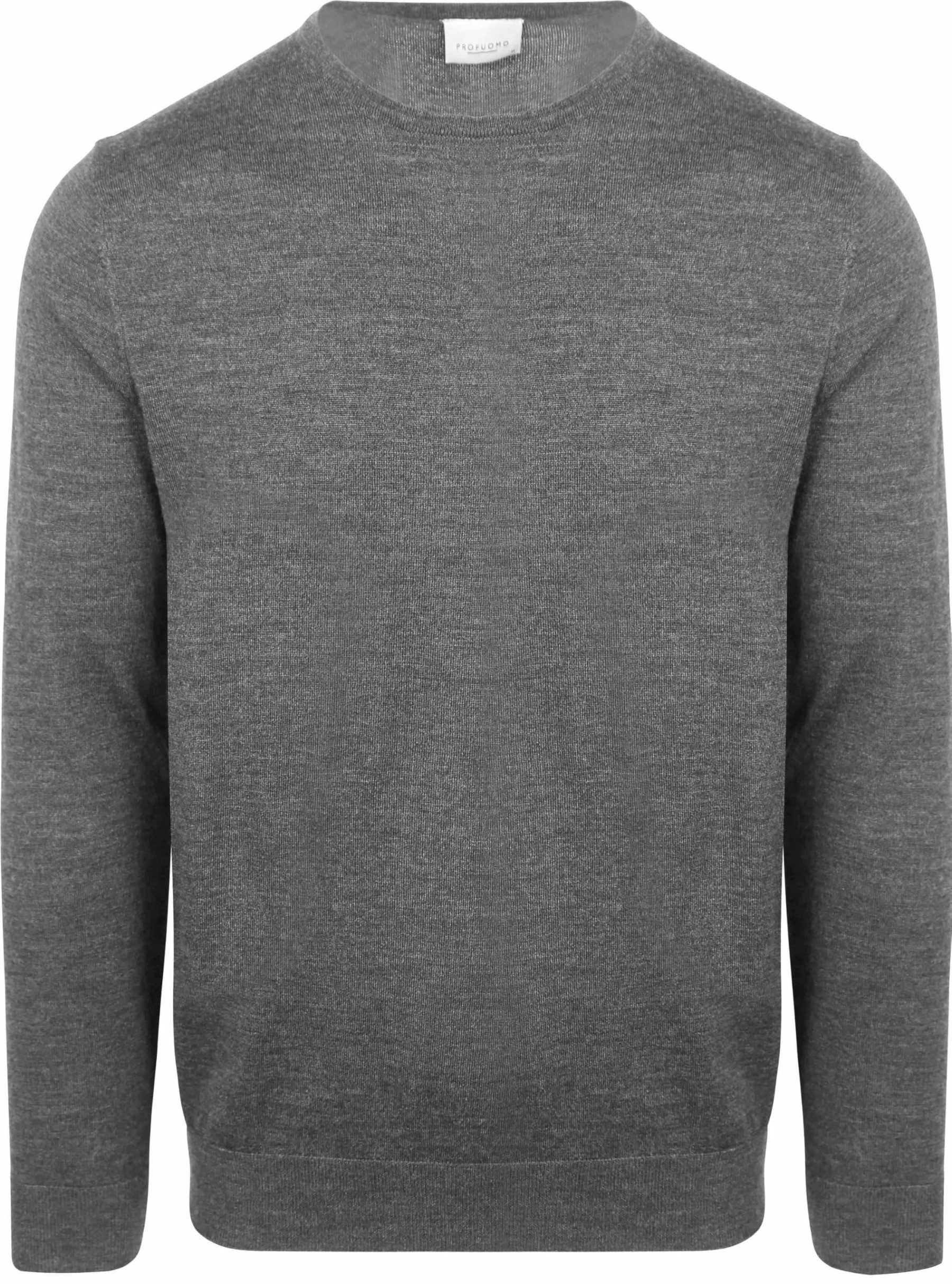 Strickpullover PULLOVER CREW NECK GREY