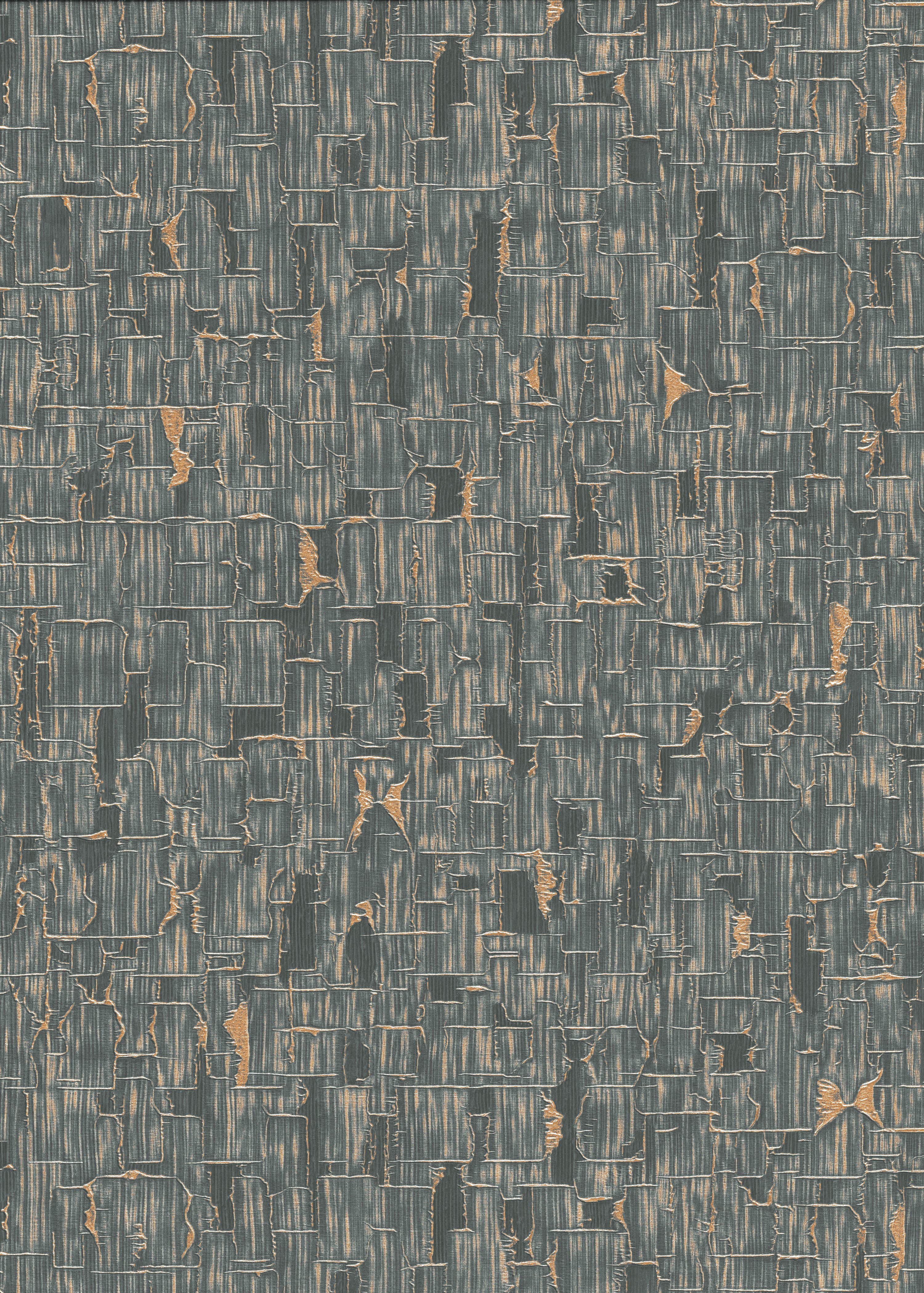 Erismann Vliestapete Vliestapete Gitteroptik petrol Erismann 1026010