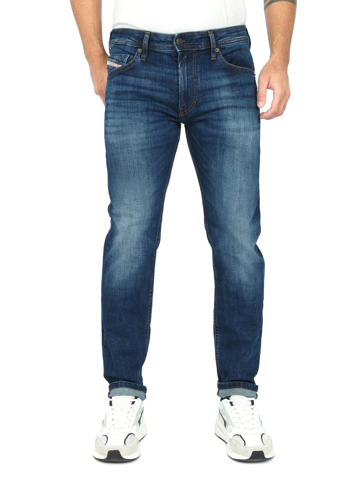Diesel Slim-fit-Jeans schmale Beinform, niedriger Bund - Thommer-R RB062 - günstig online kaufen