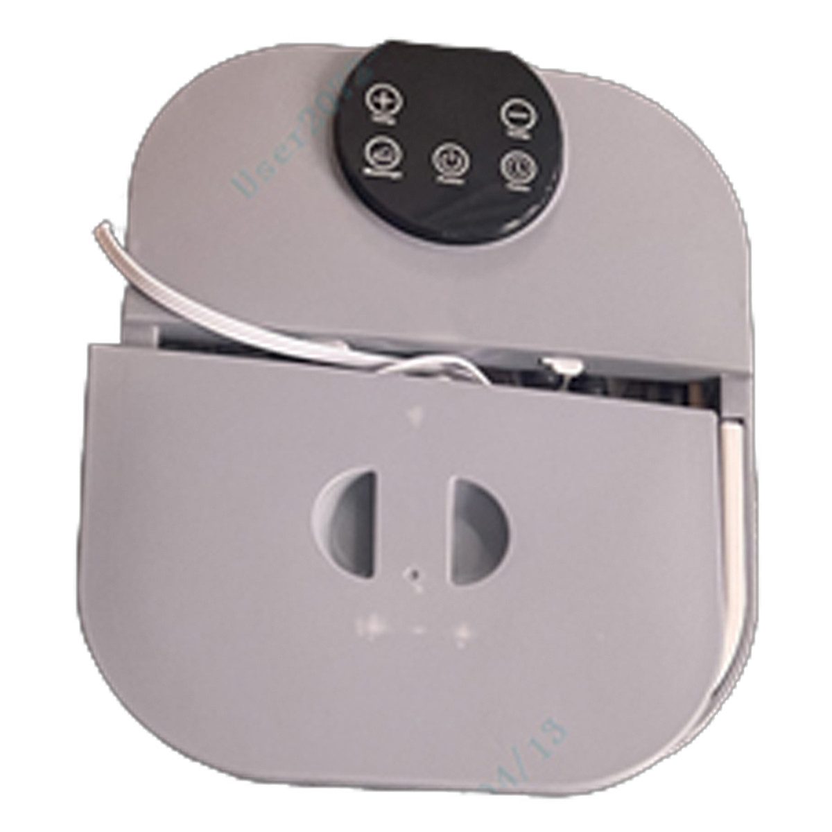 COSTWAY Fußbad, mit Heizung & Dusche & Timer, massage, 35-48°C, faltbar