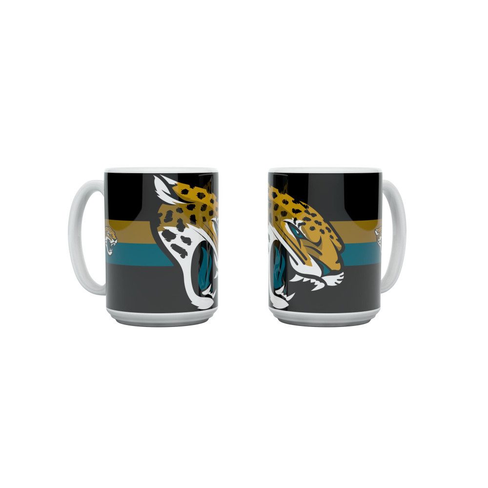 Jacksonville Jaguars Becher Jacksonville Jaguars Tasse "Triple Logo ", Keramik