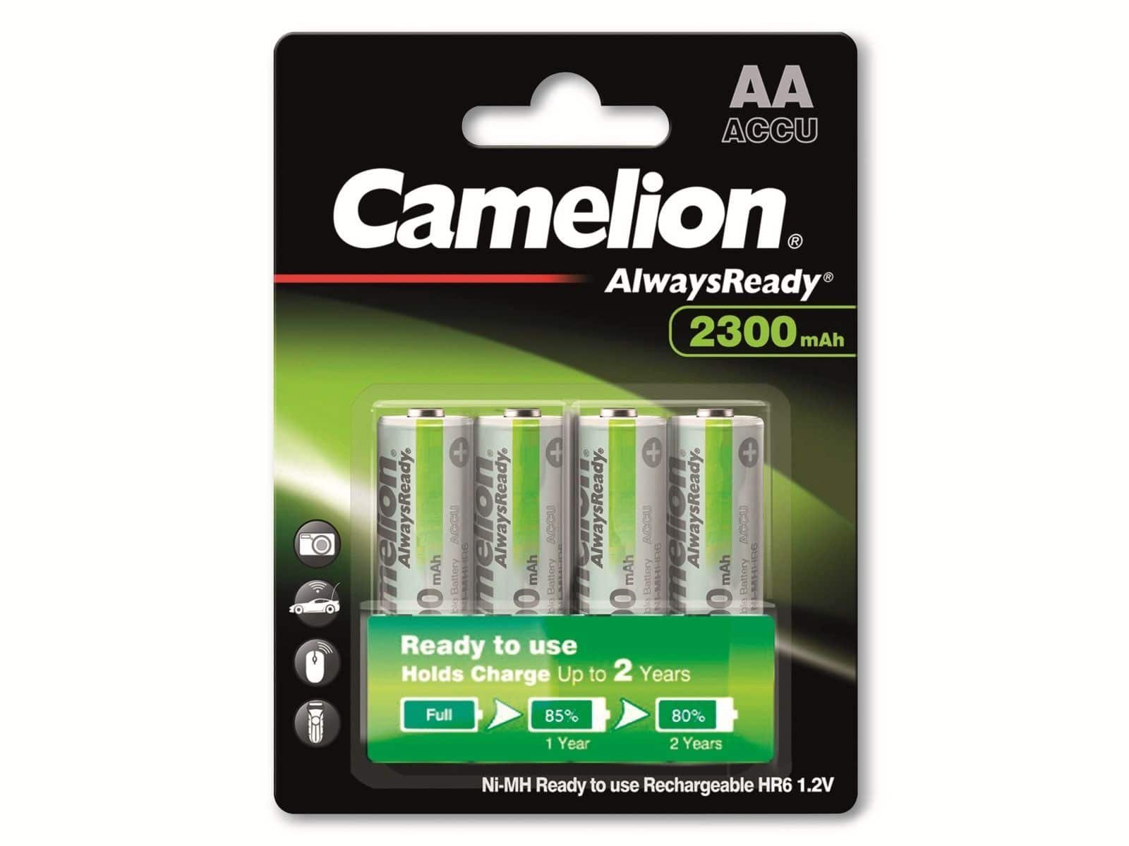 Camelion CAMELION NiMH-Mignon-Akku AlwaysReady, 2300 mAh, 4 Akku