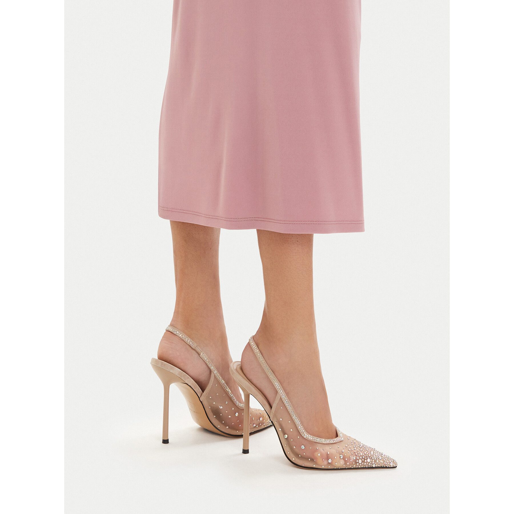Eva Minge Eva Minge Damen Beige High Heels High-Heel-Stiefel