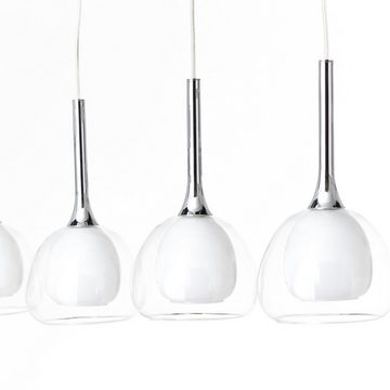 Lightbox Hängeleuchten, ohne Leuchtmittel, Hängelampe, 120 cm Höhe, E14, max. 40 W, Metall/Glas