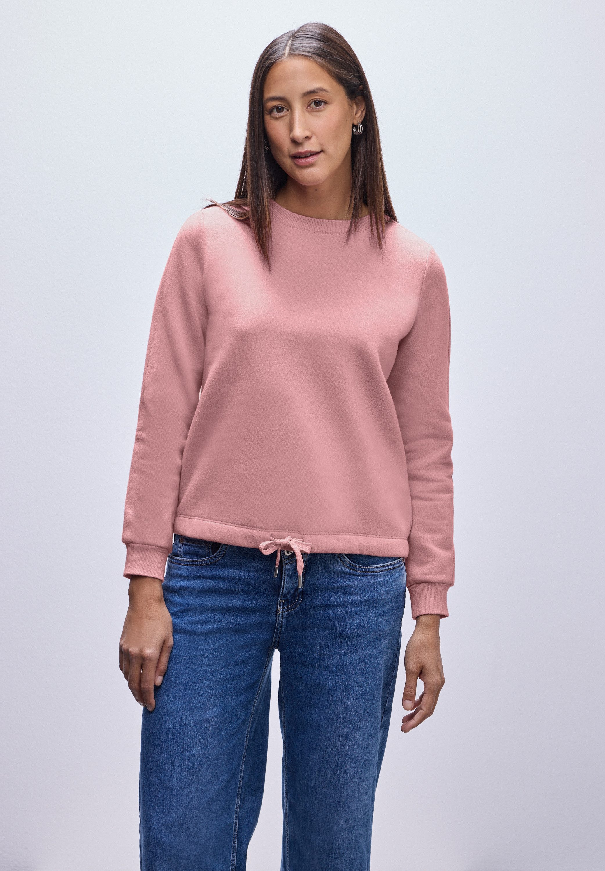 STREET ONE Sweatshirt mit Tunnelzug am günstig online kaufen