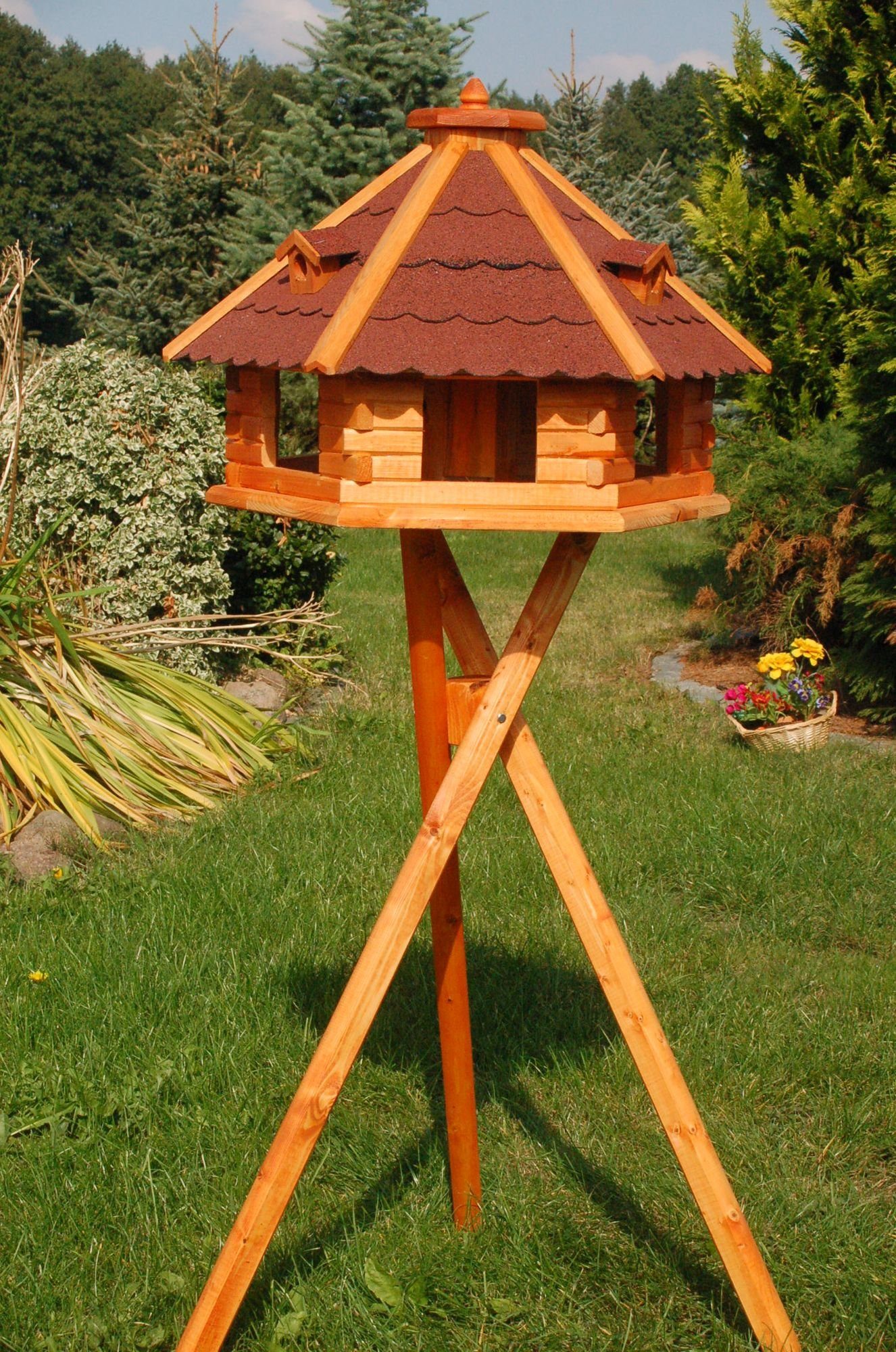 SHOP mit 67 45 Ständer HANNUSCH Vogelhaus Vogelhaus XXL x DEKO cm DSH