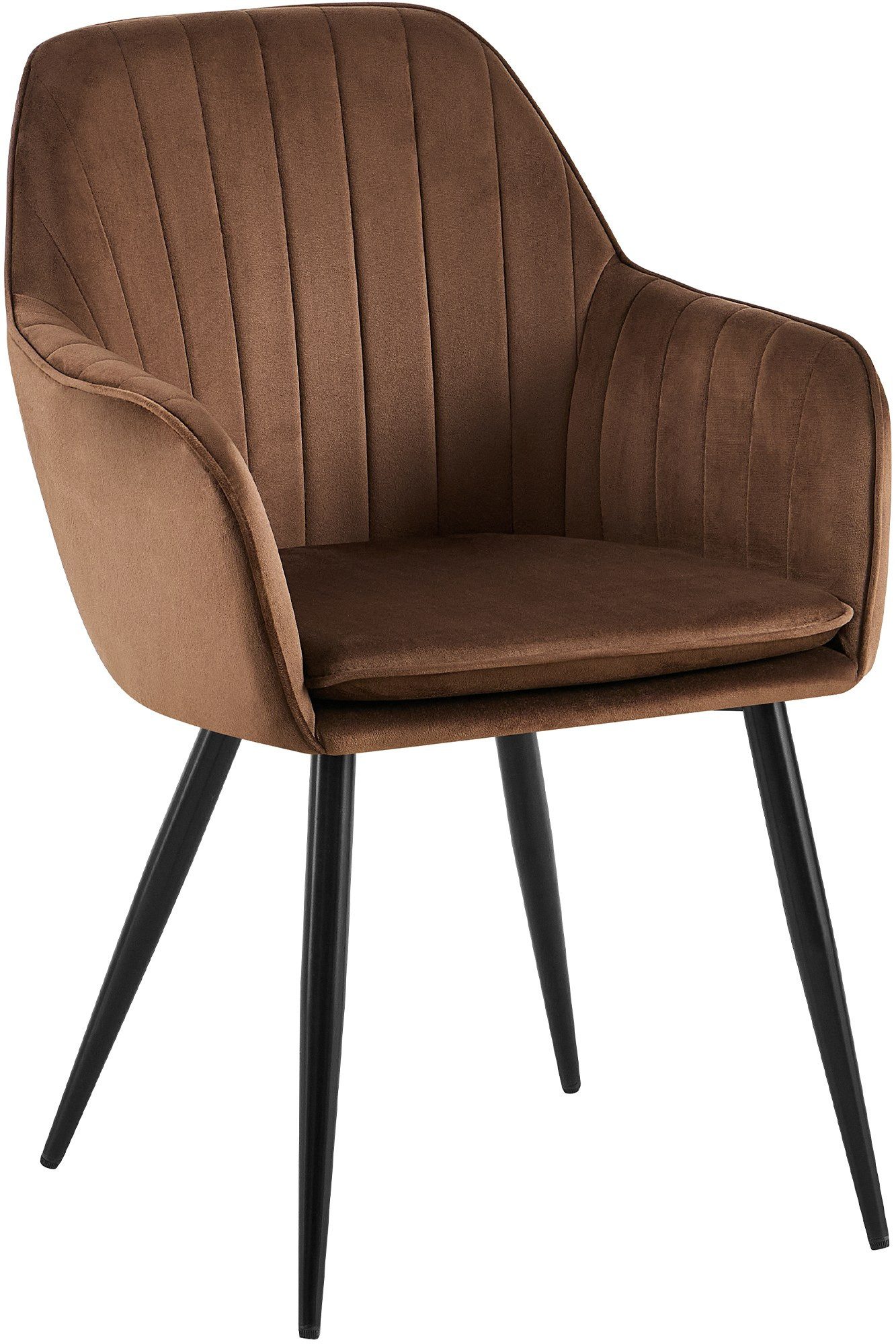 CLP Esszimmerstuhl Esszimmerstuhl Cheryl Samt Belastbarkeit von max. 150 KG günstig online kaufen