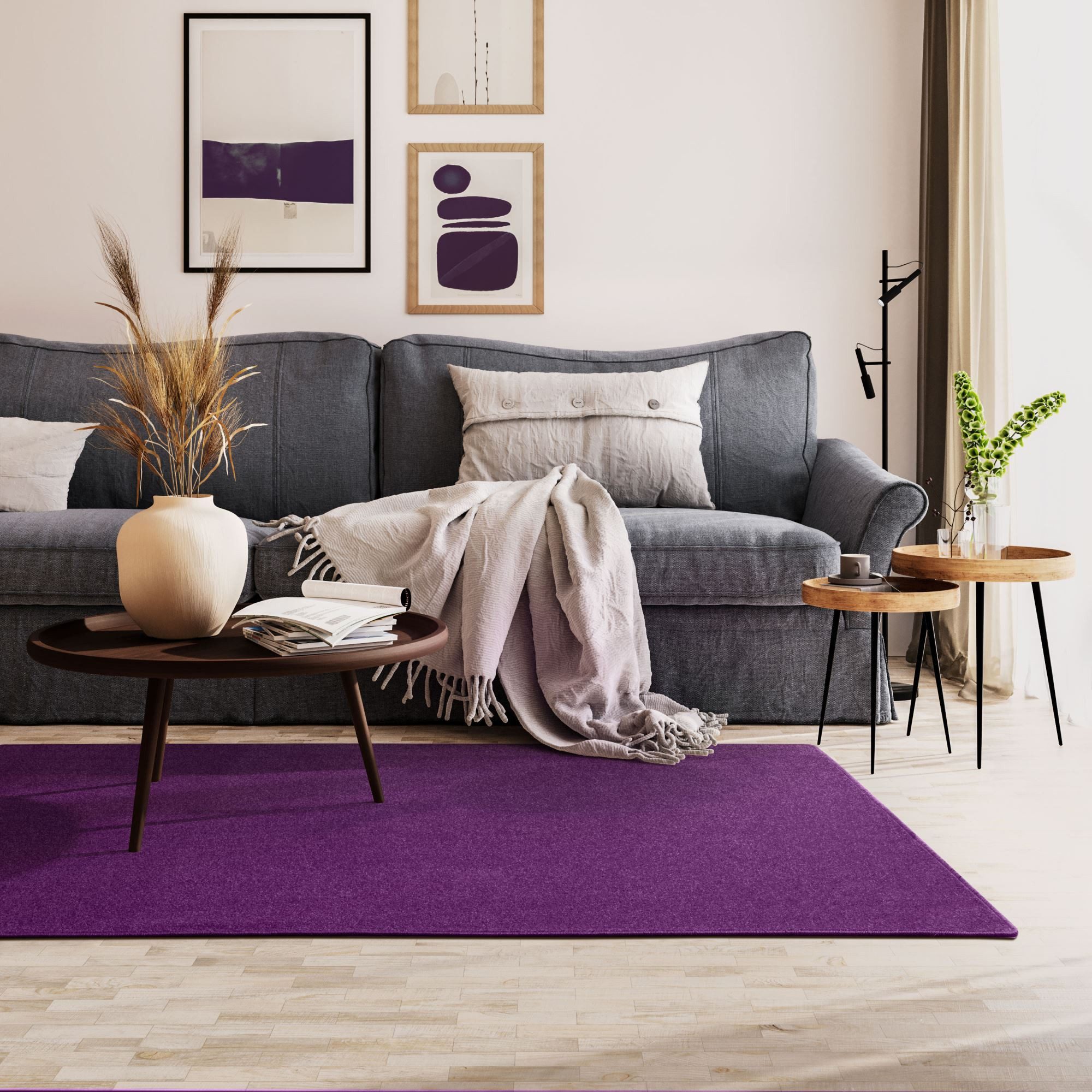 Steffensmeier Teppich Cambridge Young, Rechteckig, Kurzflor Teppich, Wohnzimmer