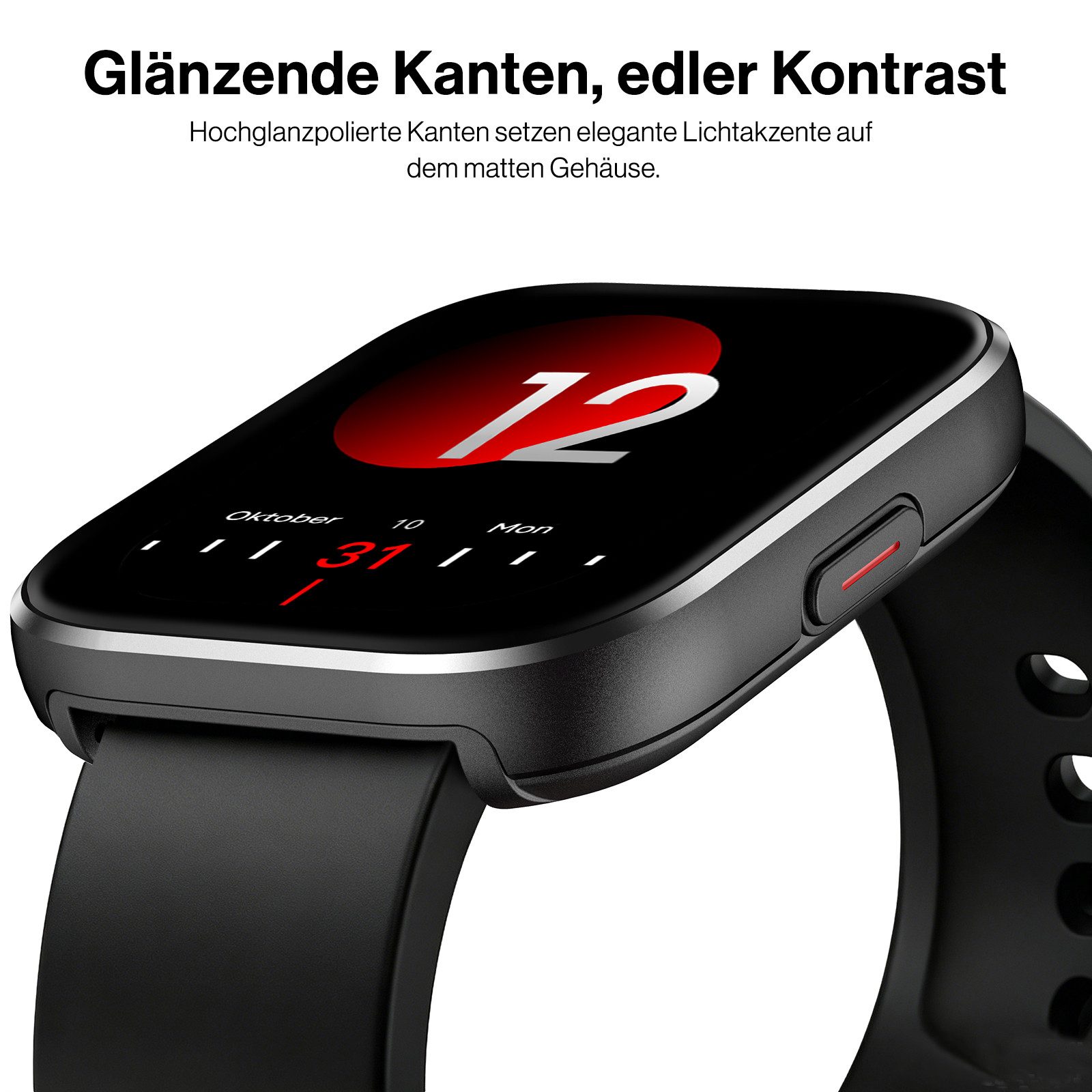 Sytifro Smartwatch Damen Herren, Fitnessuhr mit Diamantgeschliffenes Design Smartwatch (Full Touch Square Fine Sportuhr Damen cm), 150+ Sportmodes, Bluetooth 5.3 Sportuhr, Gesundheits-Uhren mit Benachrichtigung, 24/7 Herzfrequenz, Blutsauerstoff, Schlafqualität, Schrittzähler, Pulsuhr, Sprachassistent und Musiksteuerung etc., IP68 Wasserdichte Fitness Tracker Uhr Damen Herren, verfügbar für IOS und Android.