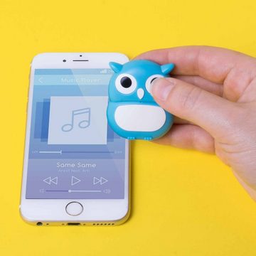 Thumbs Up Mini BT Owl Speaker (Eule) - mit Kamera-Auslöser und Alarmfunktion Bluetooth-Lautsprecher