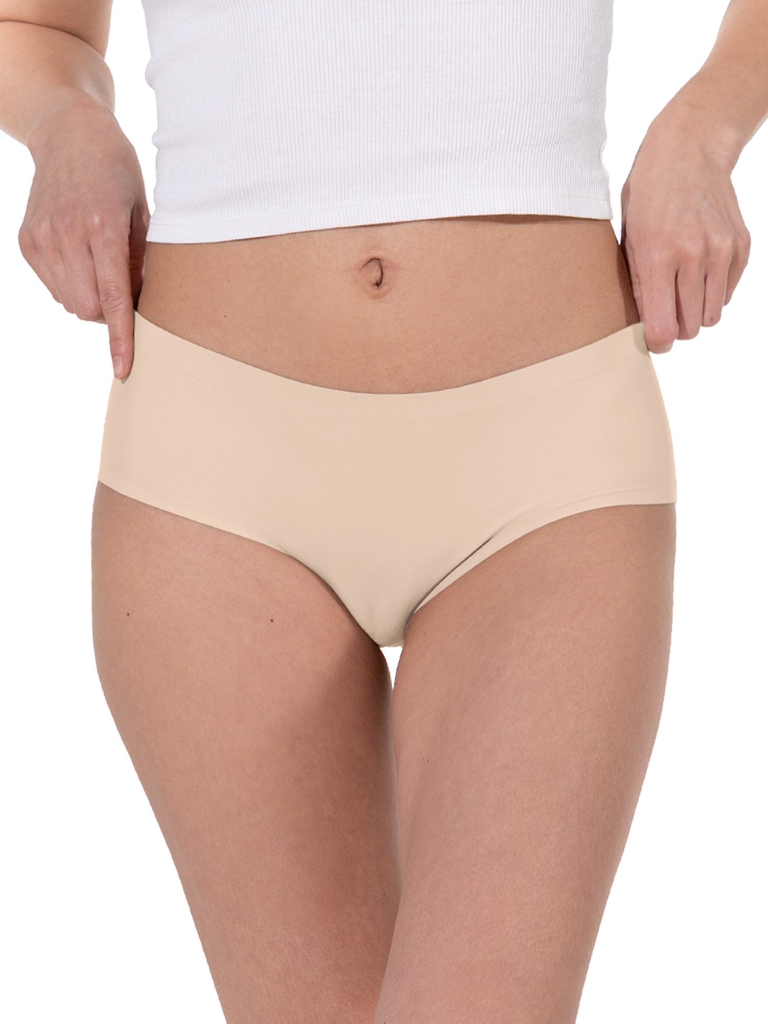 Yenita® Slip Nahtlose Hüftslips (3-St) aus Microfaser