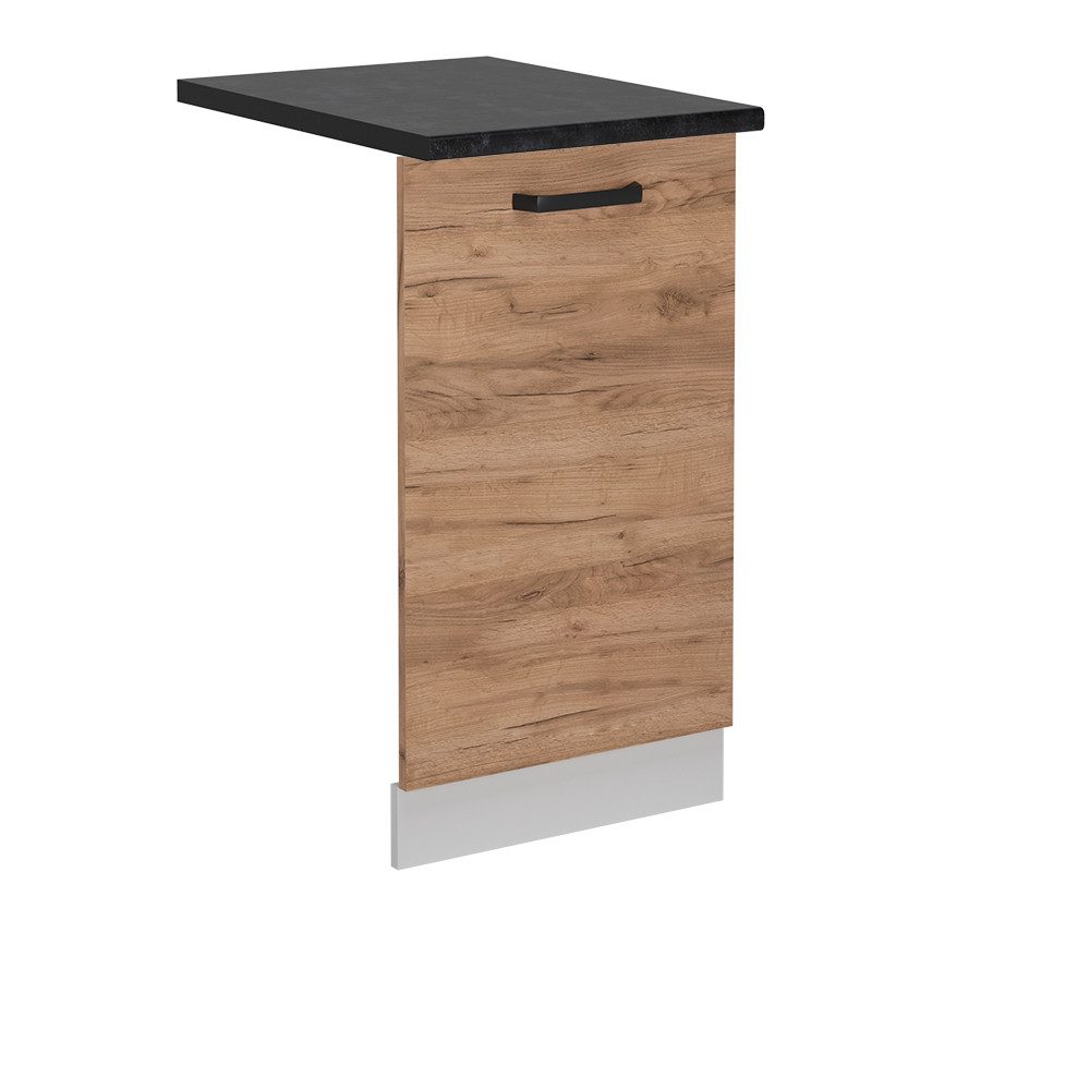 Vicco Frontblende R-Line, Goldkraft Eiche/Weiß, 45 cm, AP Anthrazit (1 St)