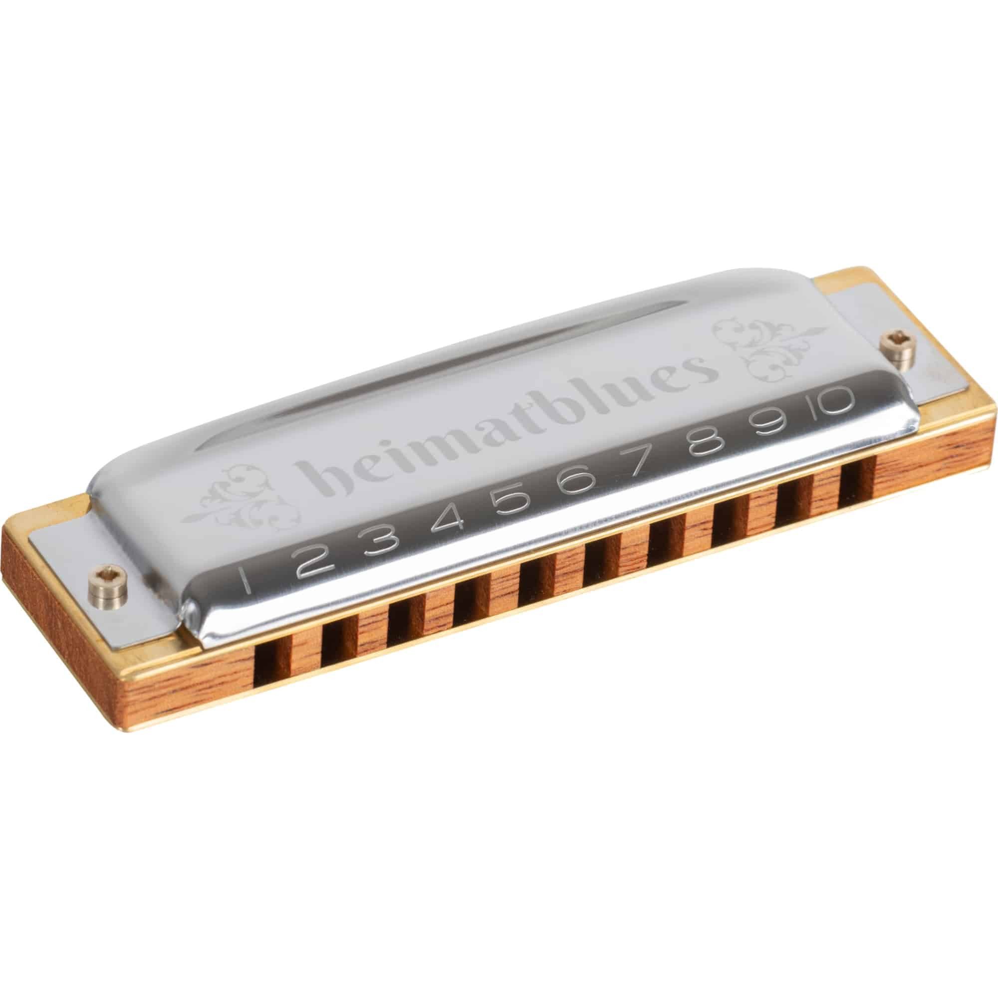 Hohner Mundharmonika Hohner MS Serie Blues Harp "Heimatblues" in C, Heimatblues-Edition in C mit 20 Messingstimmzungen