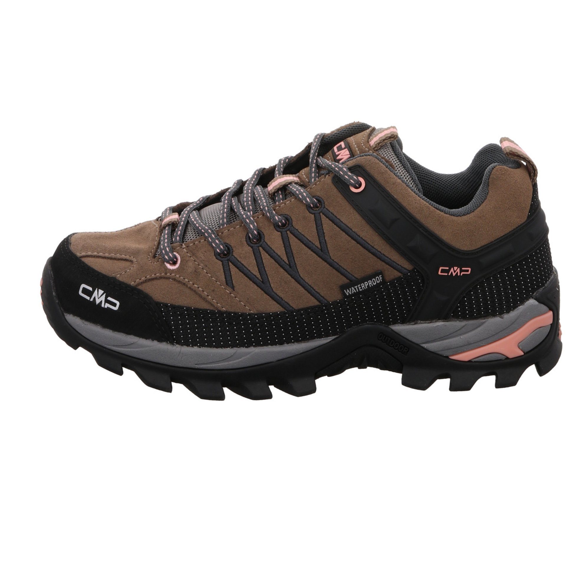 Rigel Outdoorschuh CMP Schuhe CAMPAGNOLO Outdoor Outdoorschuh Low Leder-/Textilkombination Damen CENERE