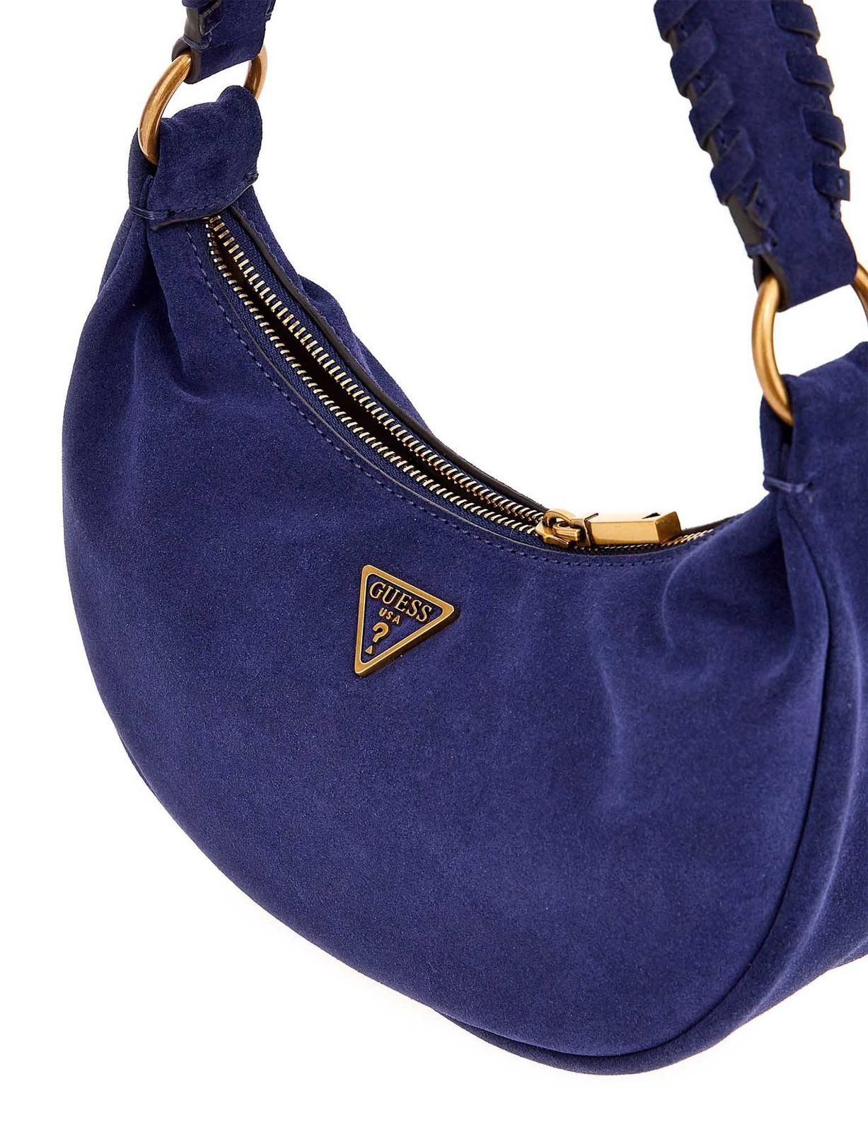 Guess Schultertasche Hobo Crossbody Bag, aus echtem Rindsleder