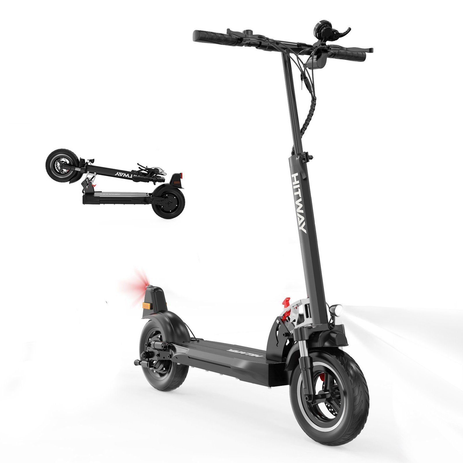 HITWAY E-Scooter, Elektroscooter 10" mit Zulassung ABE Elektroroller Faltbar