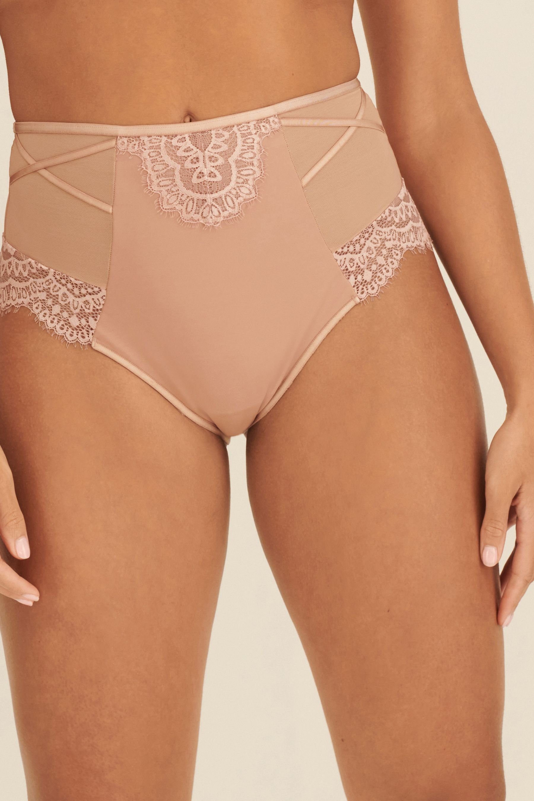 Next Slip Leicht formgebende Spitzenslips im 2er-Pack (2-St)