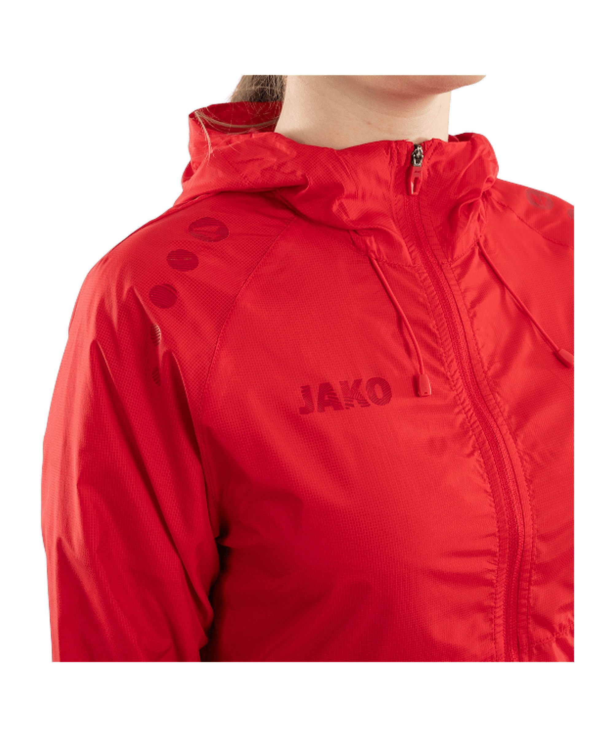 Jako Allwetterjacke Flow Lightweight Jacke Damen (1-St) Kapuze_Kordelzug