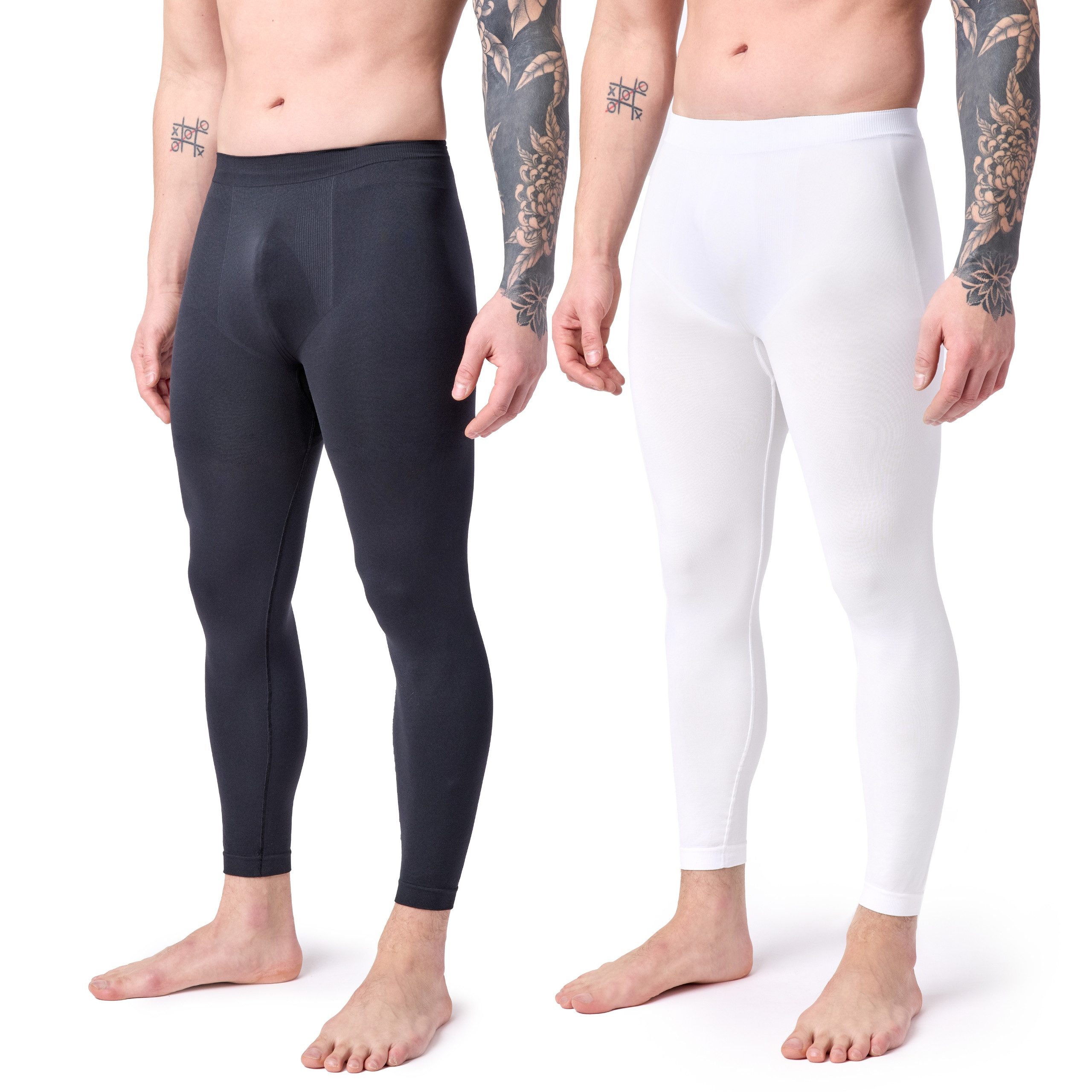 Ladeheid Funktionsunterhose 2er Pack Lange Unterhosen Herren für Winter Sport Ski Outdoor LA40-260 (1-St)