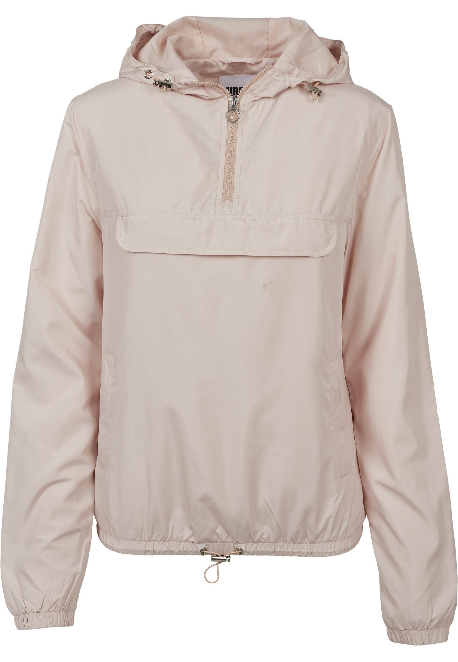 URBAN CLASSICS Outdoorjacke Kinder Girls Basic Pullover Jacket (1-St) lightpink