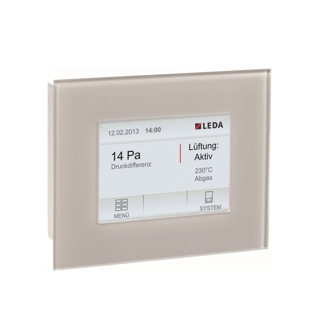 LEDA Kaminofen-Differenzregler Unterdruckwächter LEDA LUC 2