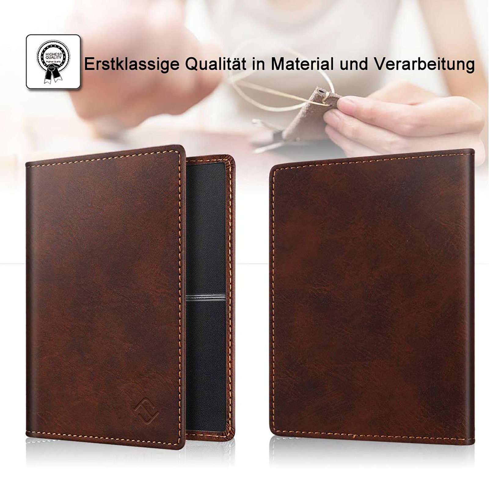 Fintie Mini Geldbörse Fahrzeugschein Hülle, Ultradünne Fahrzeugscheinetui K günstig online kaufen