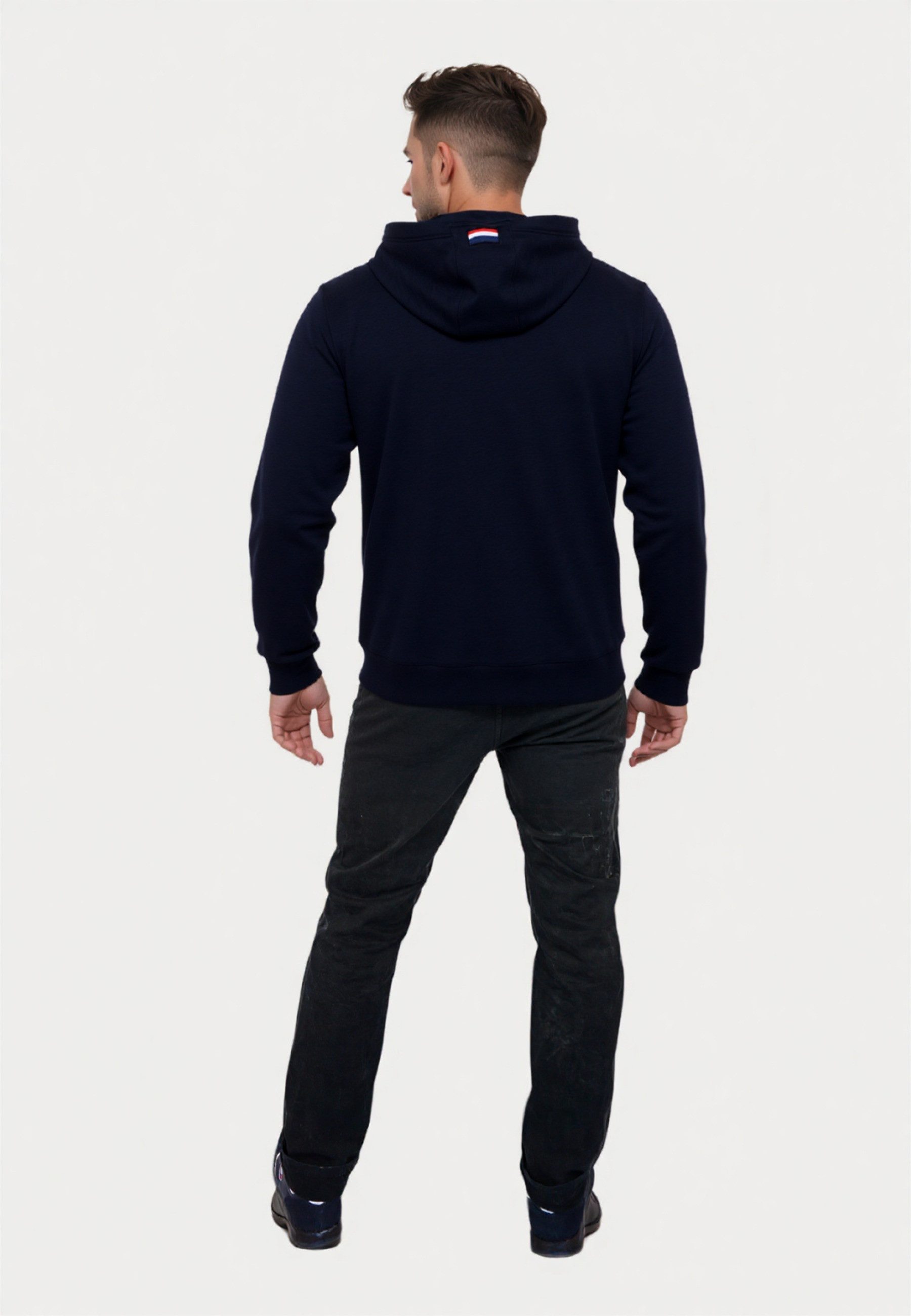 U.S. Polo Assn. Sweatjacke Jacke Basic Sweatjacke mit Kapuze (1-tlg)